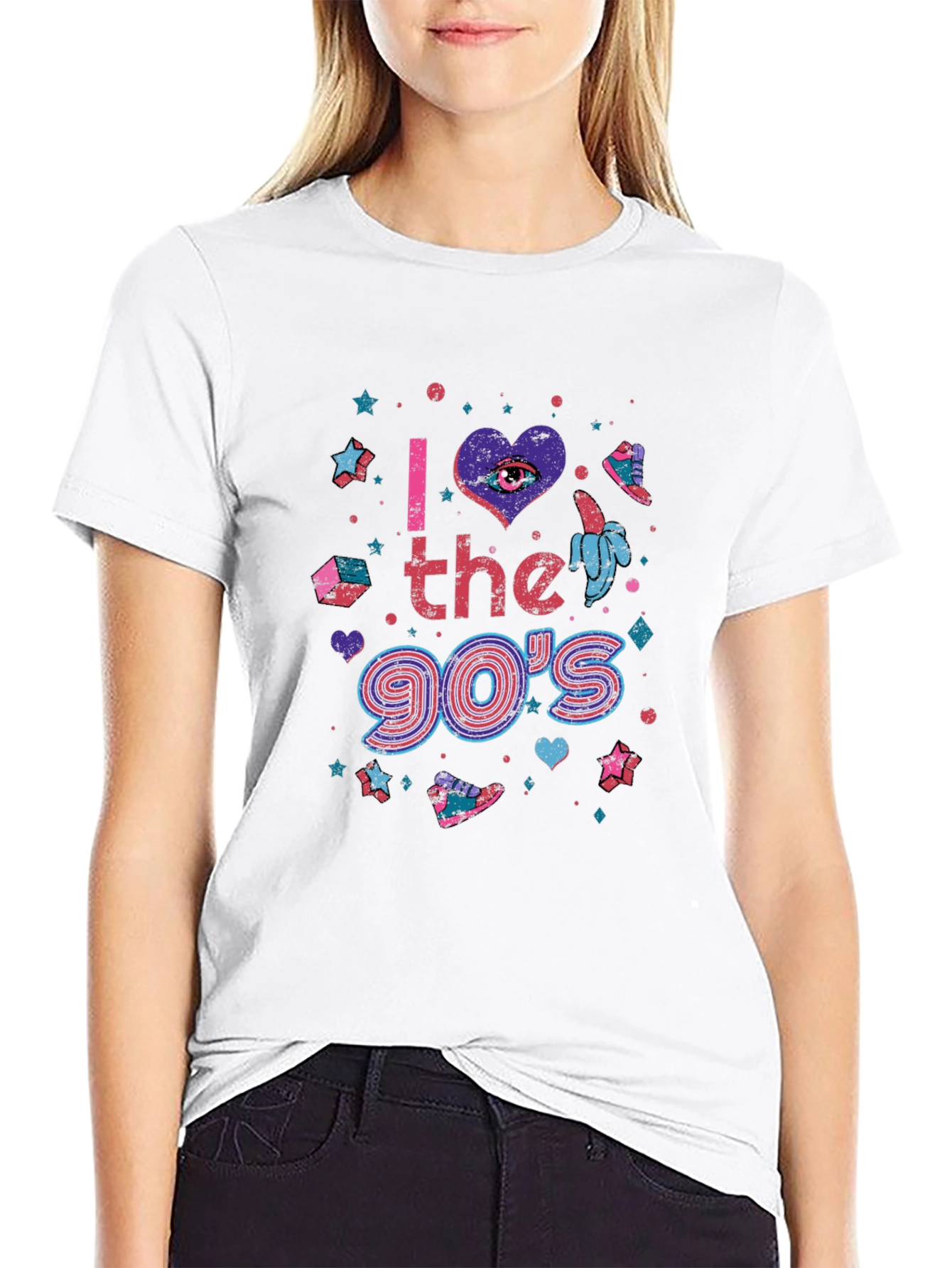 I Love the 90s Graphic T-Shirt - Retro Style