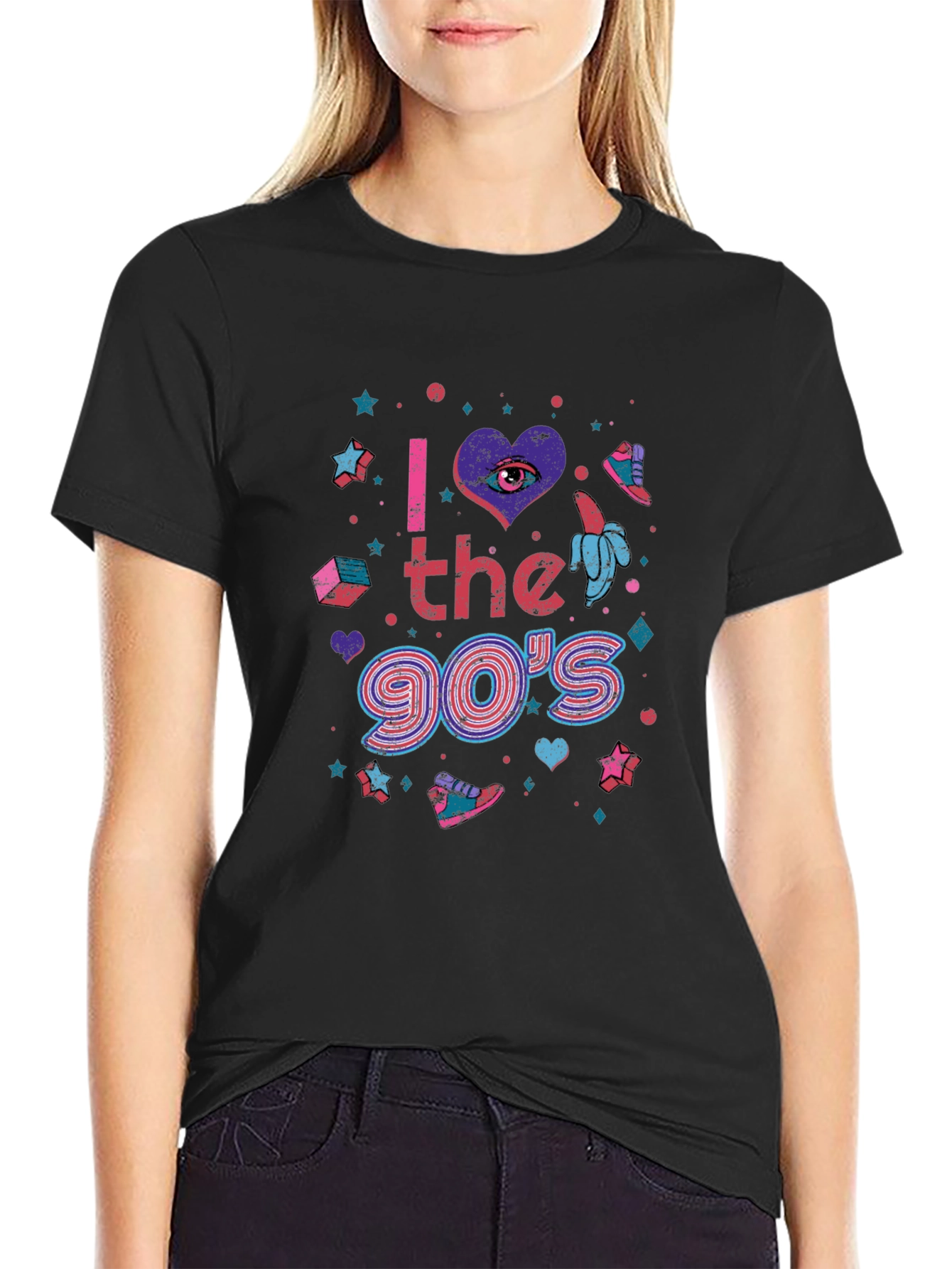 I Love the 90s Graphic T-Shirt - Retro Style
