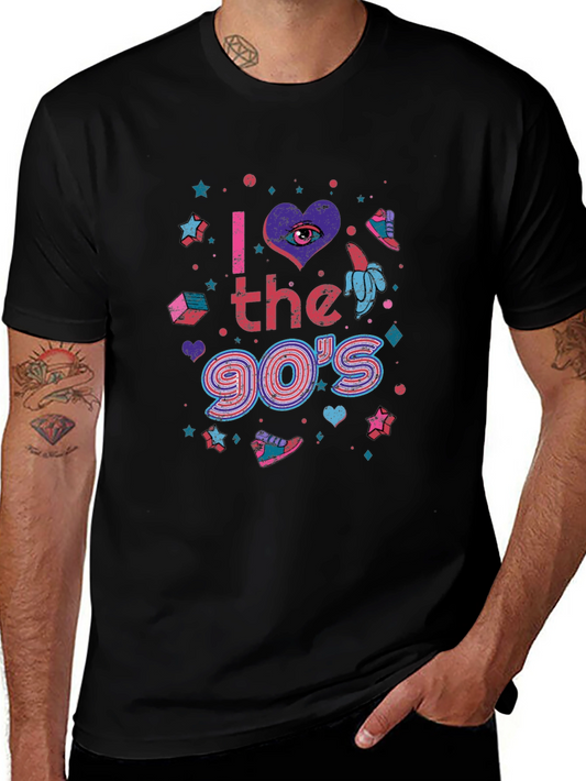 I Love the 90s Graphic T-Shirt - Retro Style
