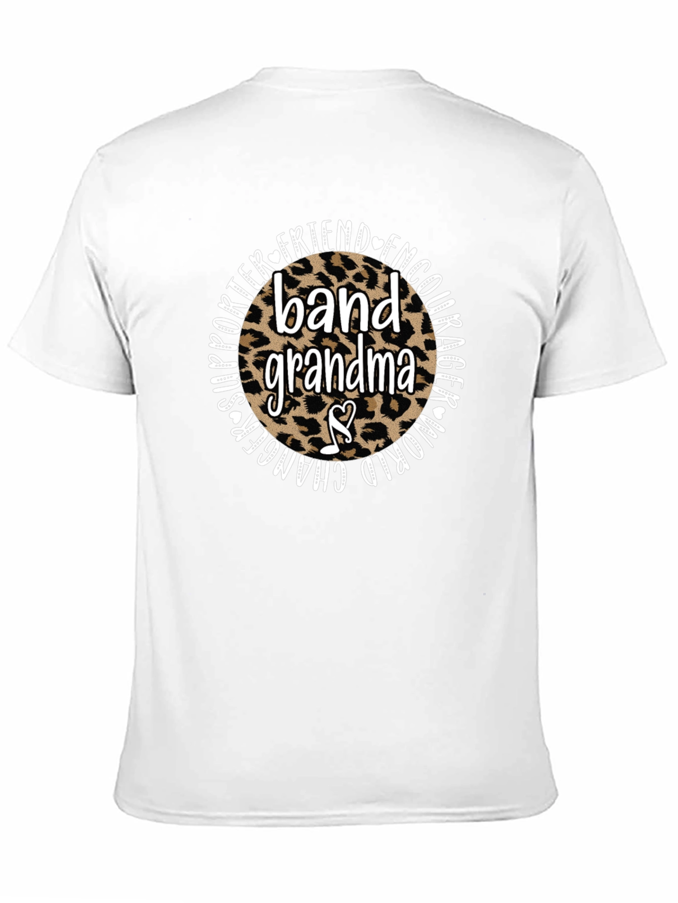Band Grandma Leopard Print T-Shirt