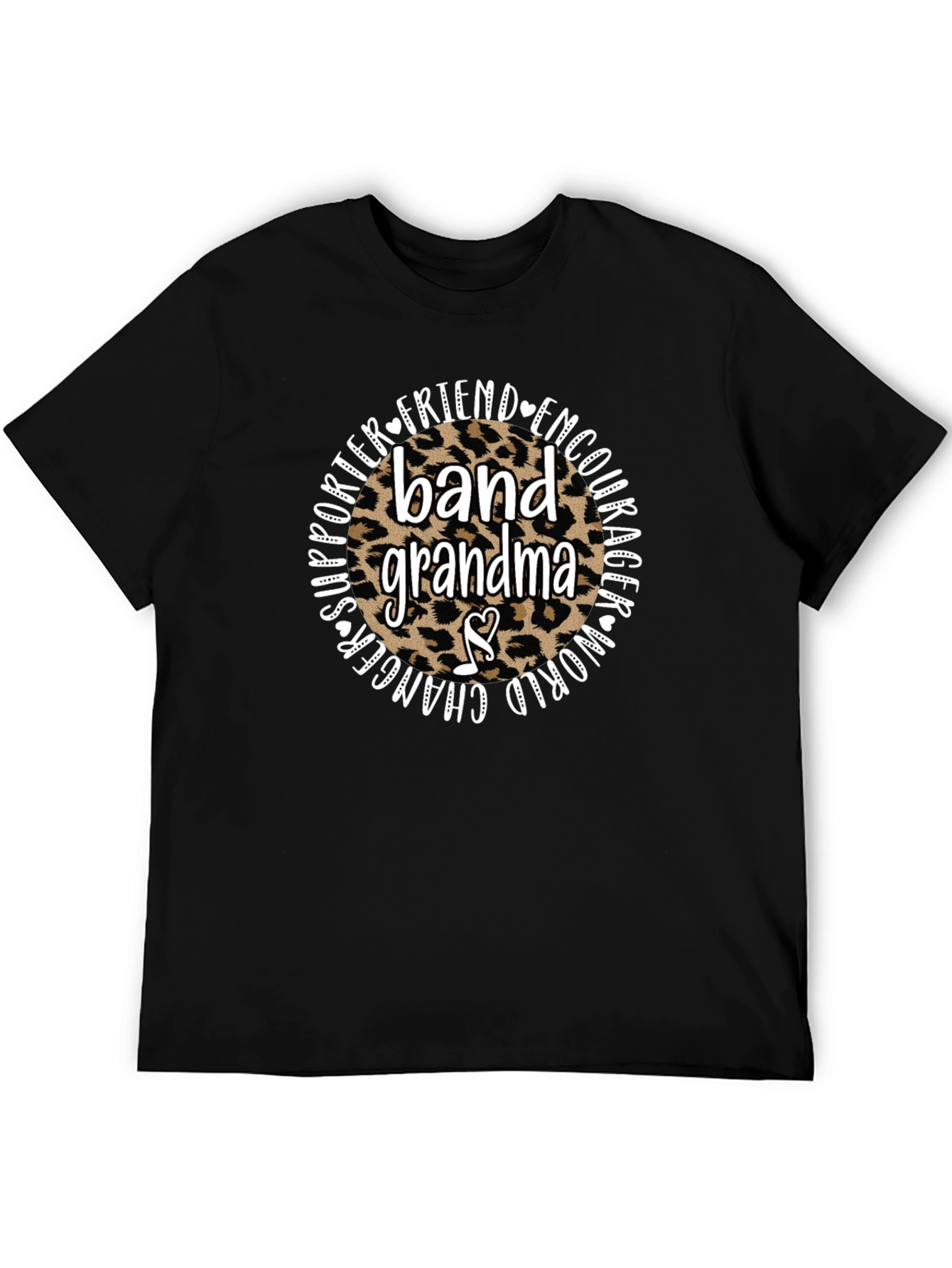 Band Grandma Leopard Print T-Shirt