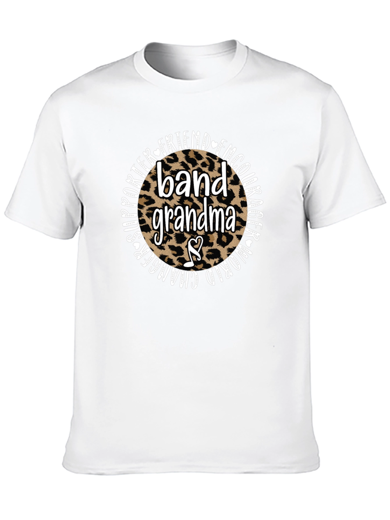 Band Grandma Leopard Print T-Shirt