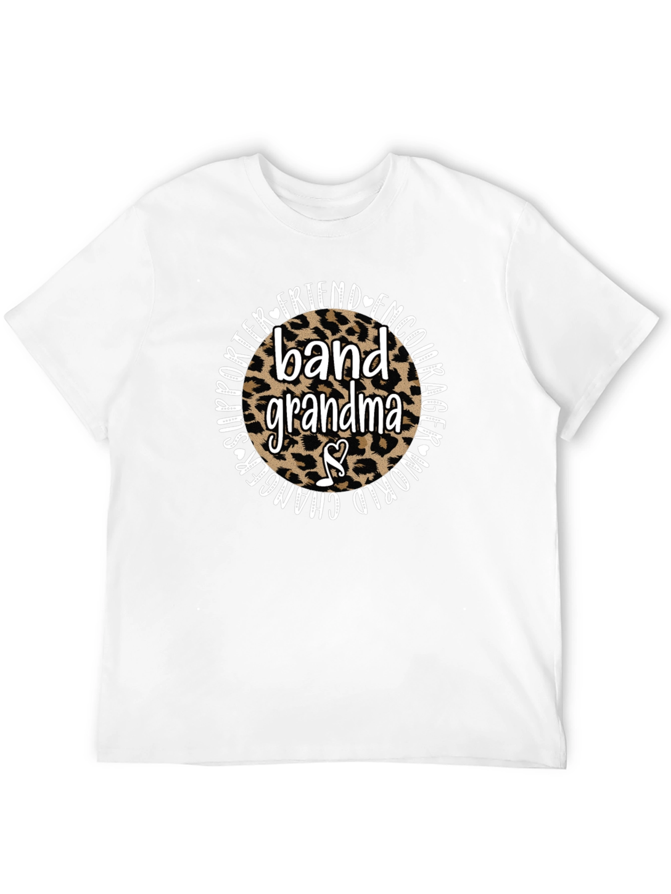 Band Grandma Leopard Print T-Shirt