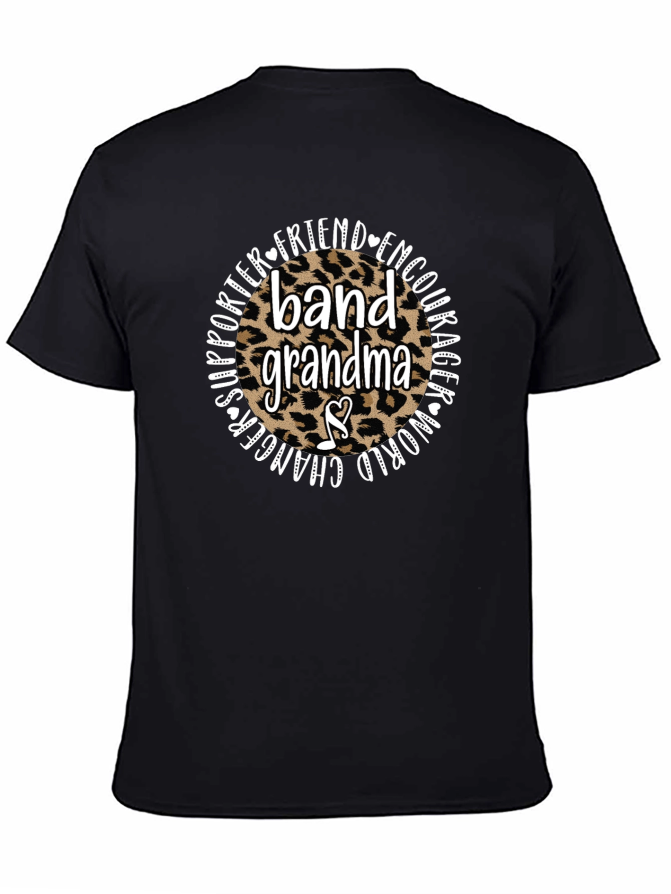 Band Grandma Leopard Print T-Shirt