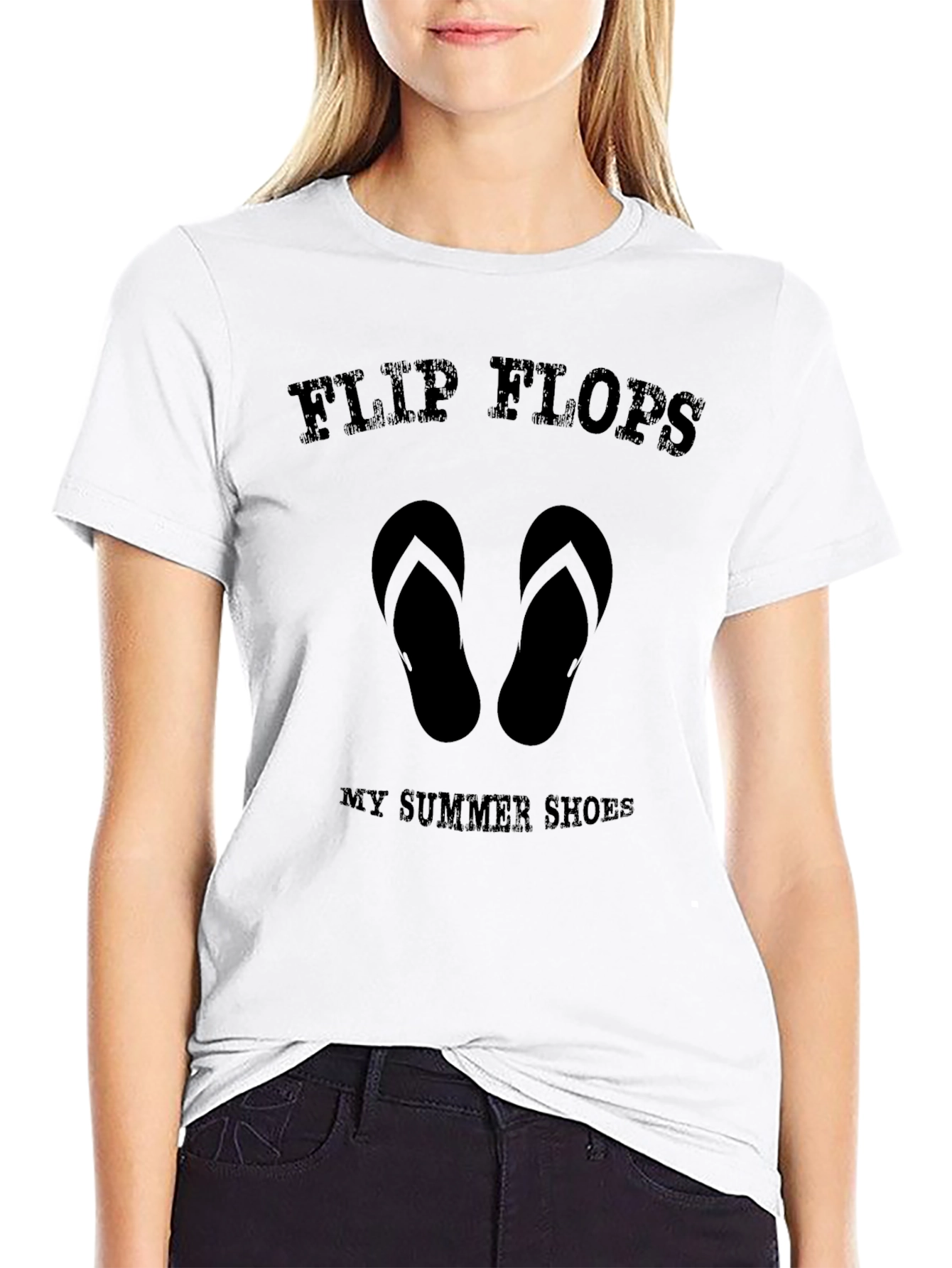 Flip Flops My Summer Shoes Graphic Tee