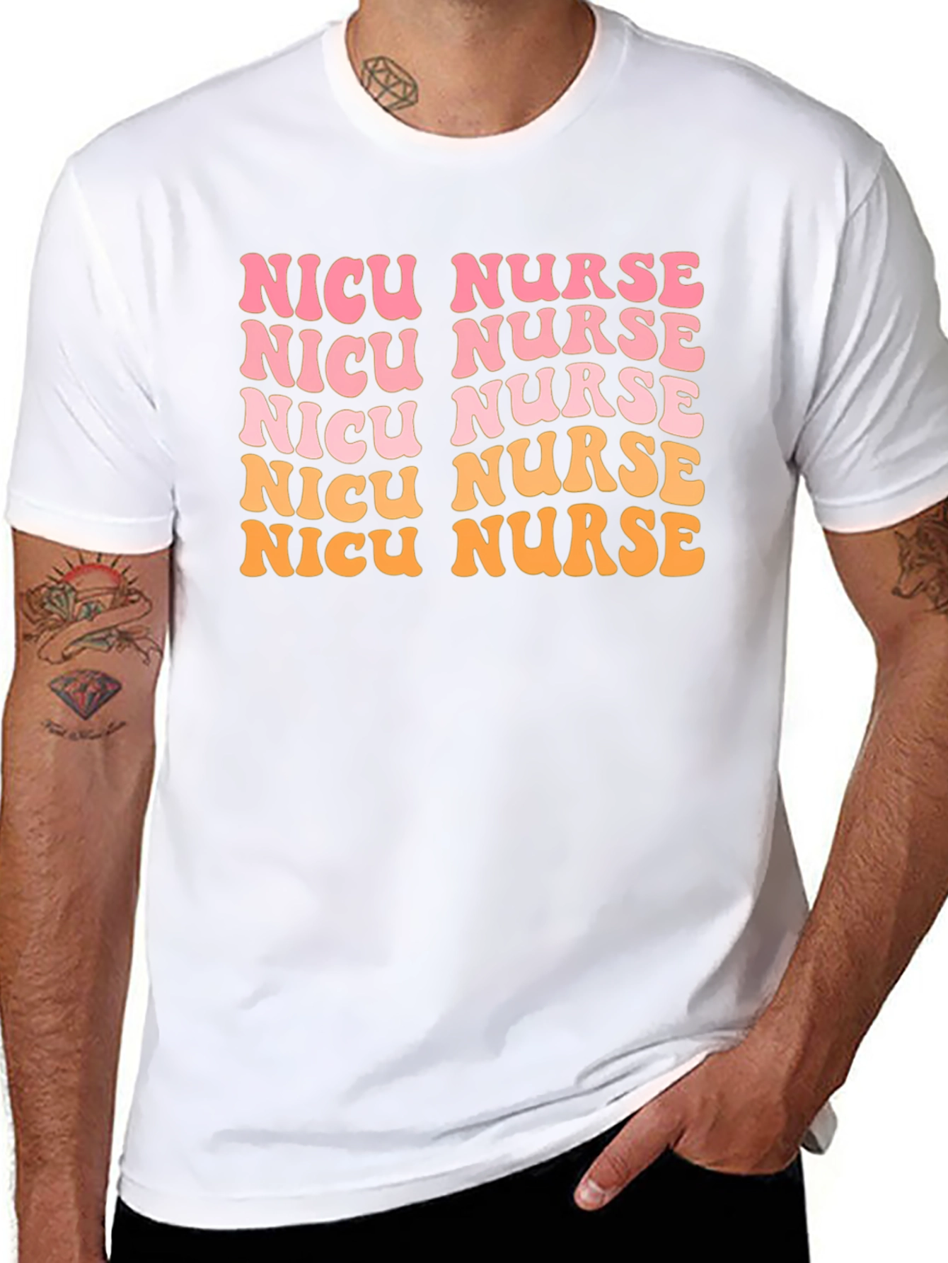 NICU Nurse Retro T-Shirt - Comfortable & Stylish