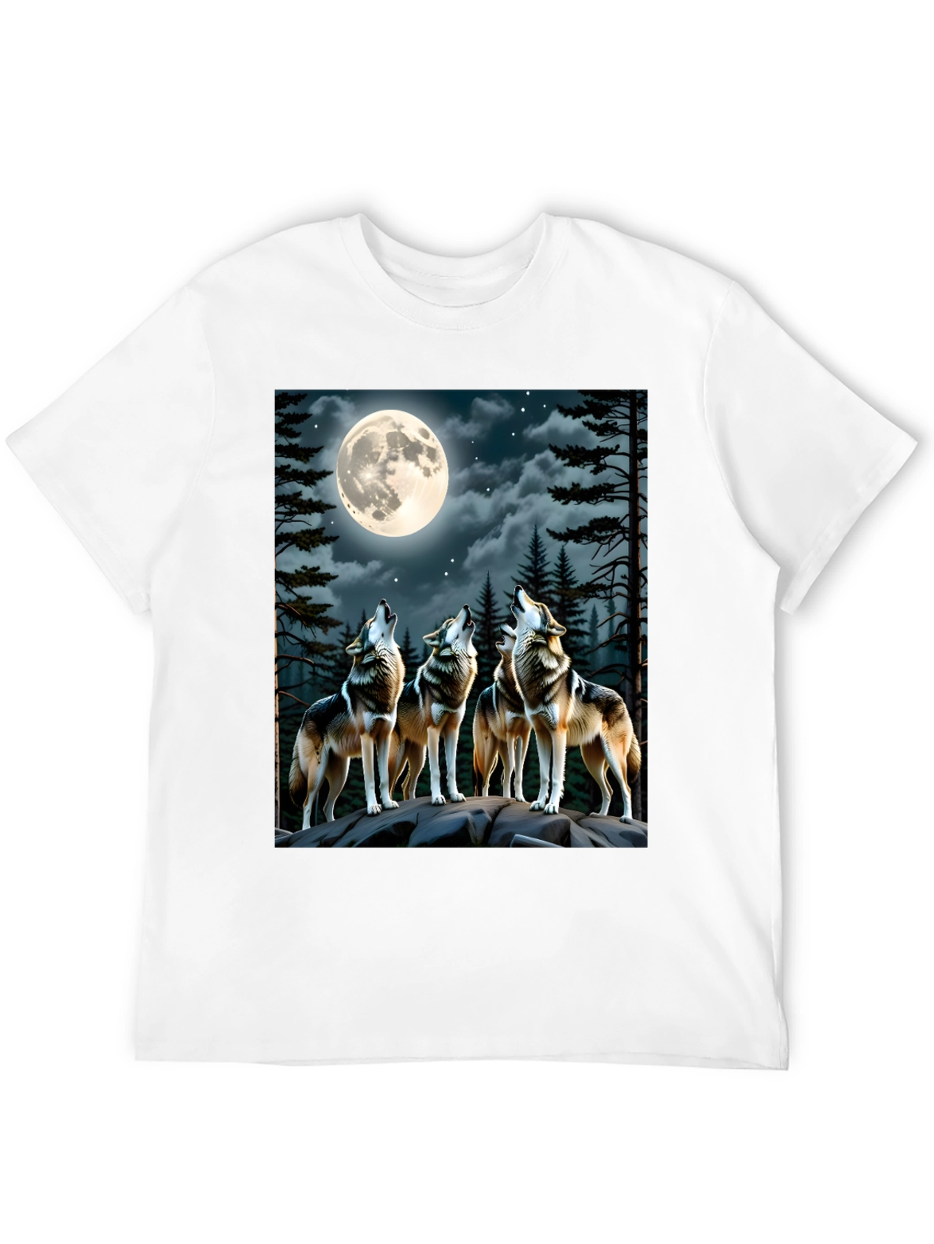 Wolf Pack Moon Graphic T-Shirt