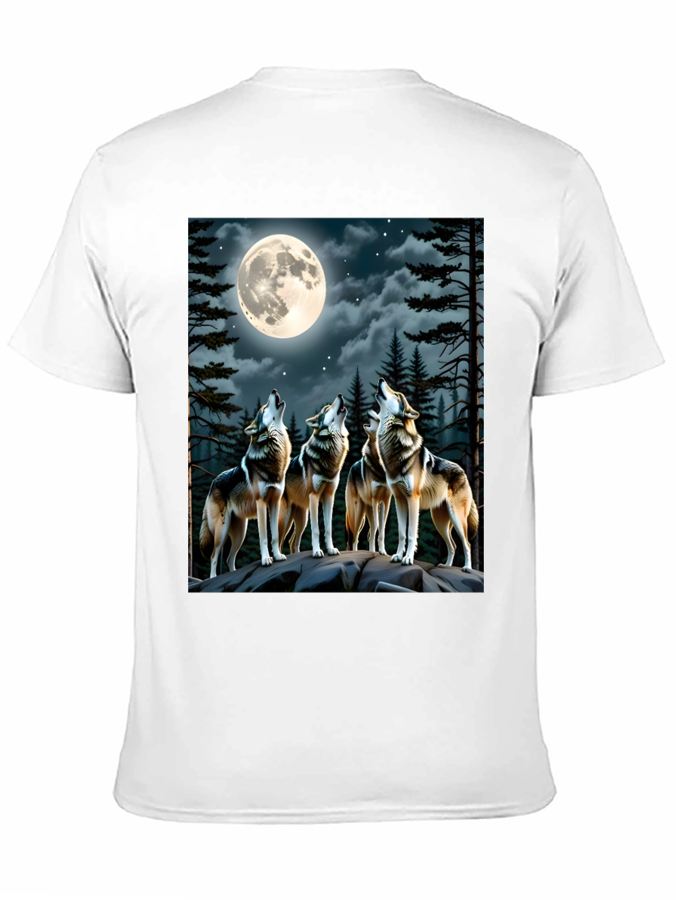 Wolf Pack Moon Graphic T-Shirt