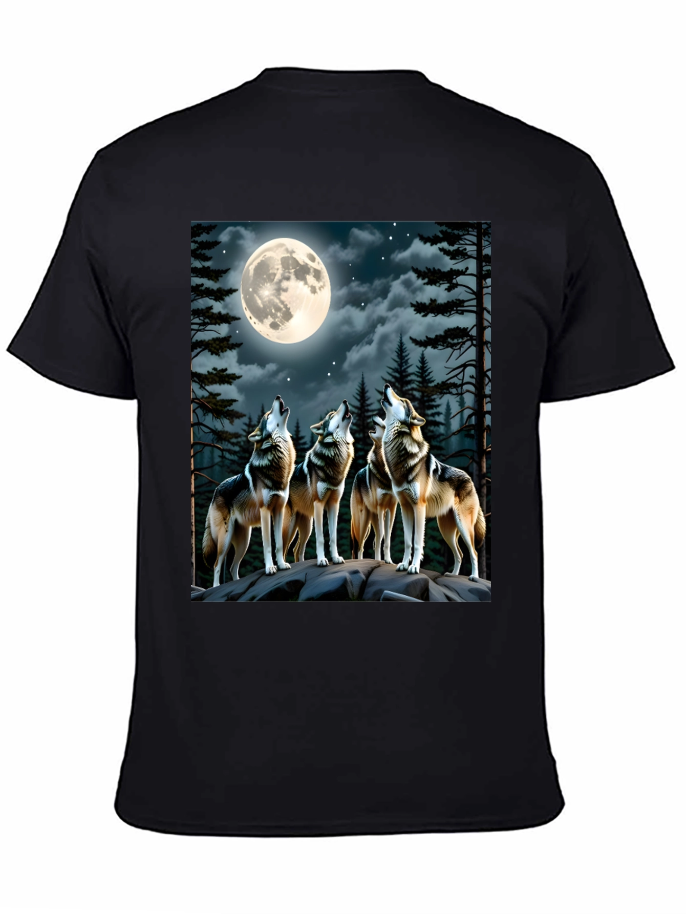 Wolf Pack Moon Graphic T-Shirt