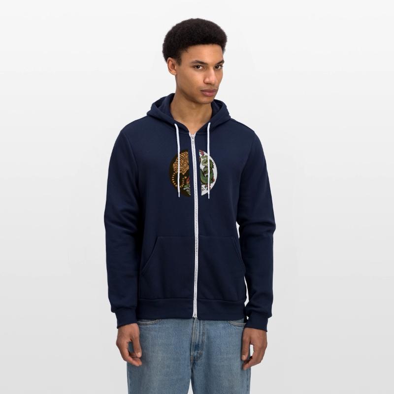 Yin yang tiger & dragon