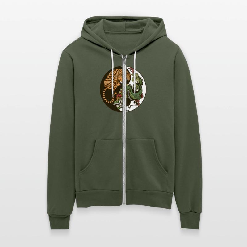 Yin yang tiger & dragon