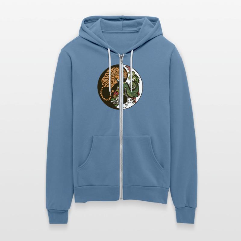 Yin yang tiger & dragon