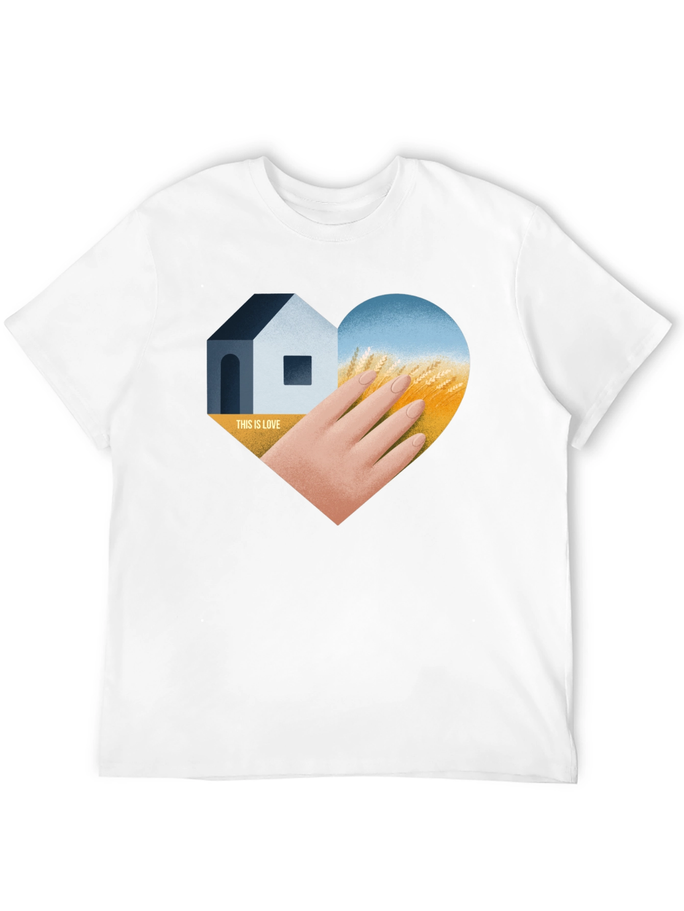 Ukraine Love Heart T-Shirt