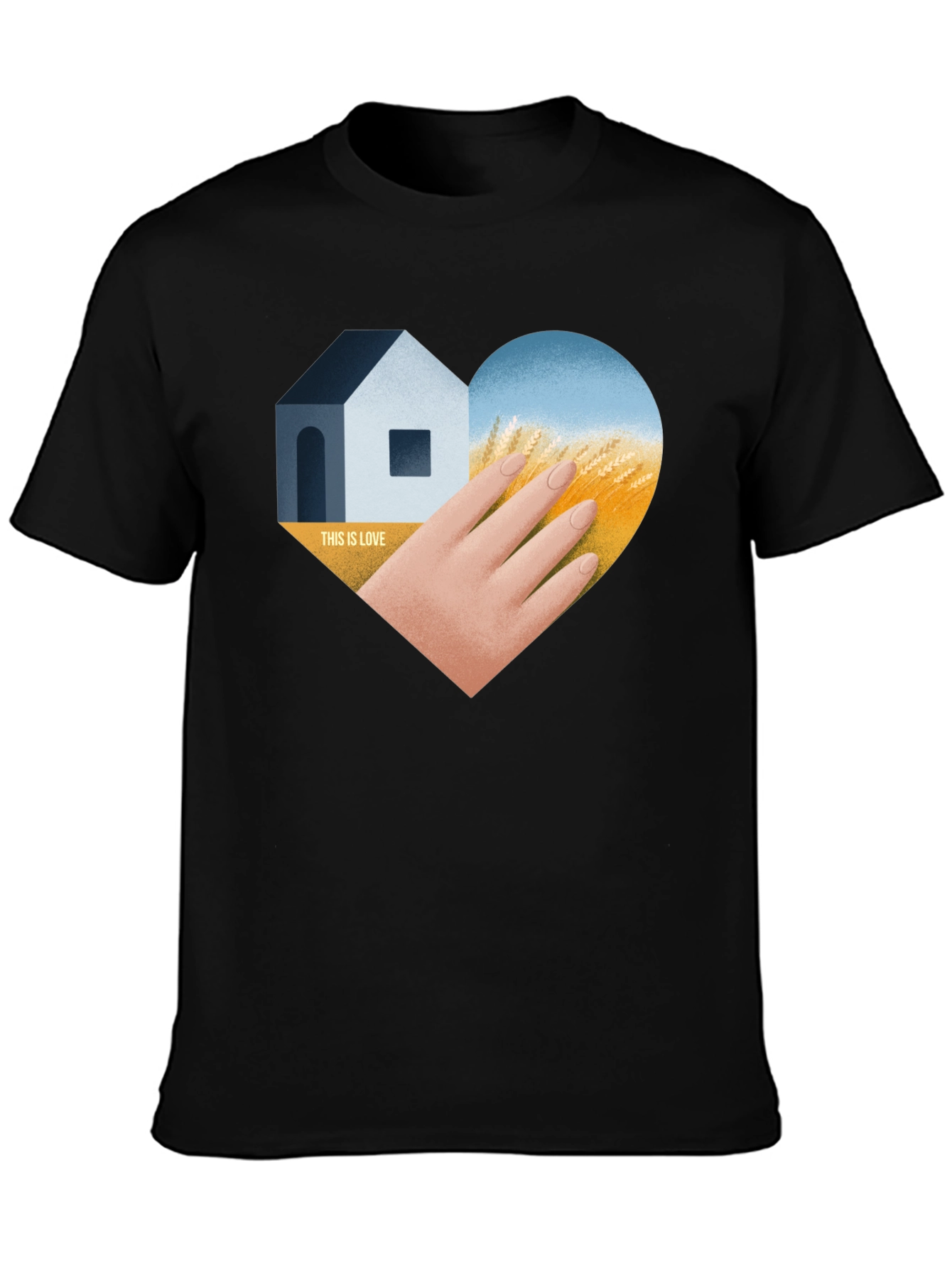 Ukraine Love Heart T-Shirt