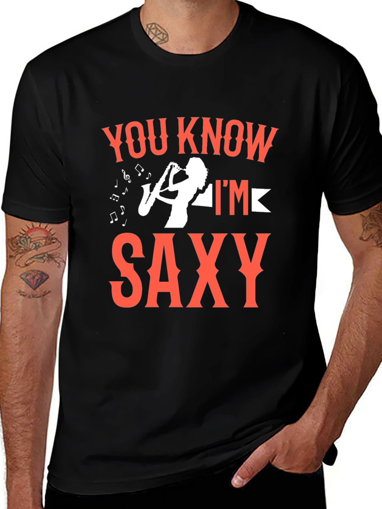 You Know Im Saxy T-Shirt - Music Lover Tee