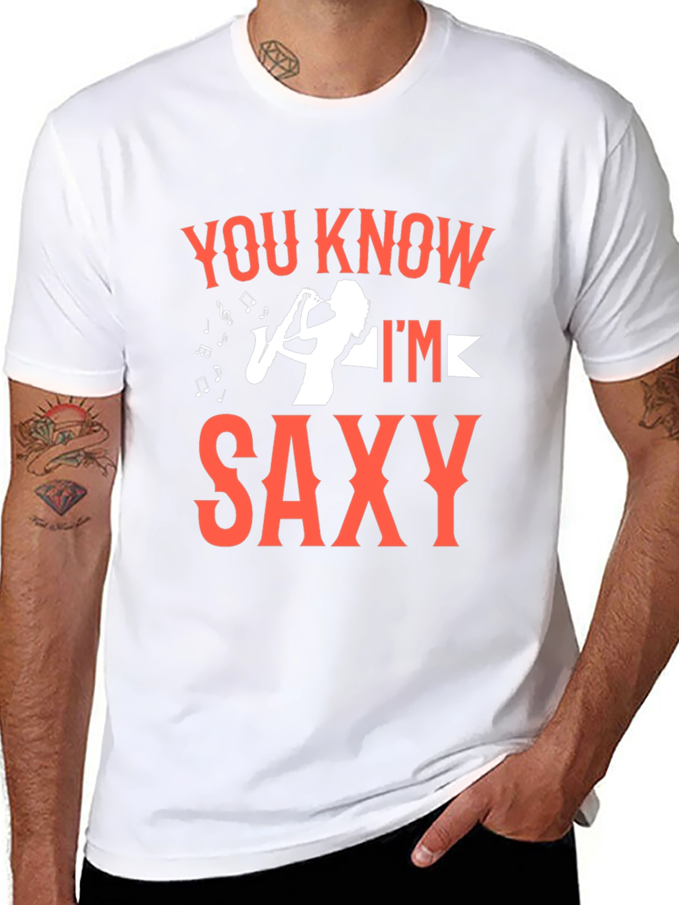 You Know Im Saxy T-Shirt - Music Lover Tee