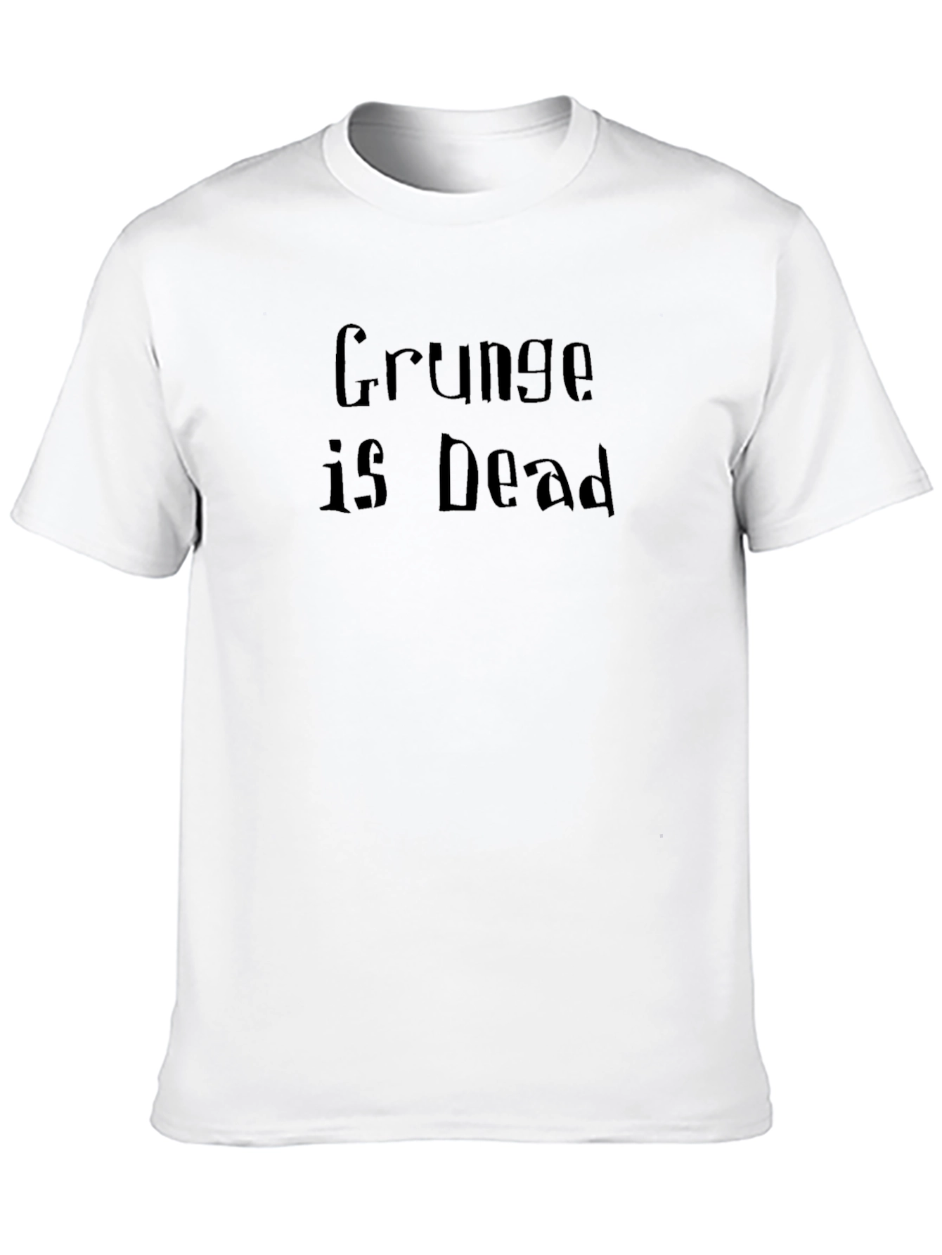 Grunge Is Dead Black Graphic Tee