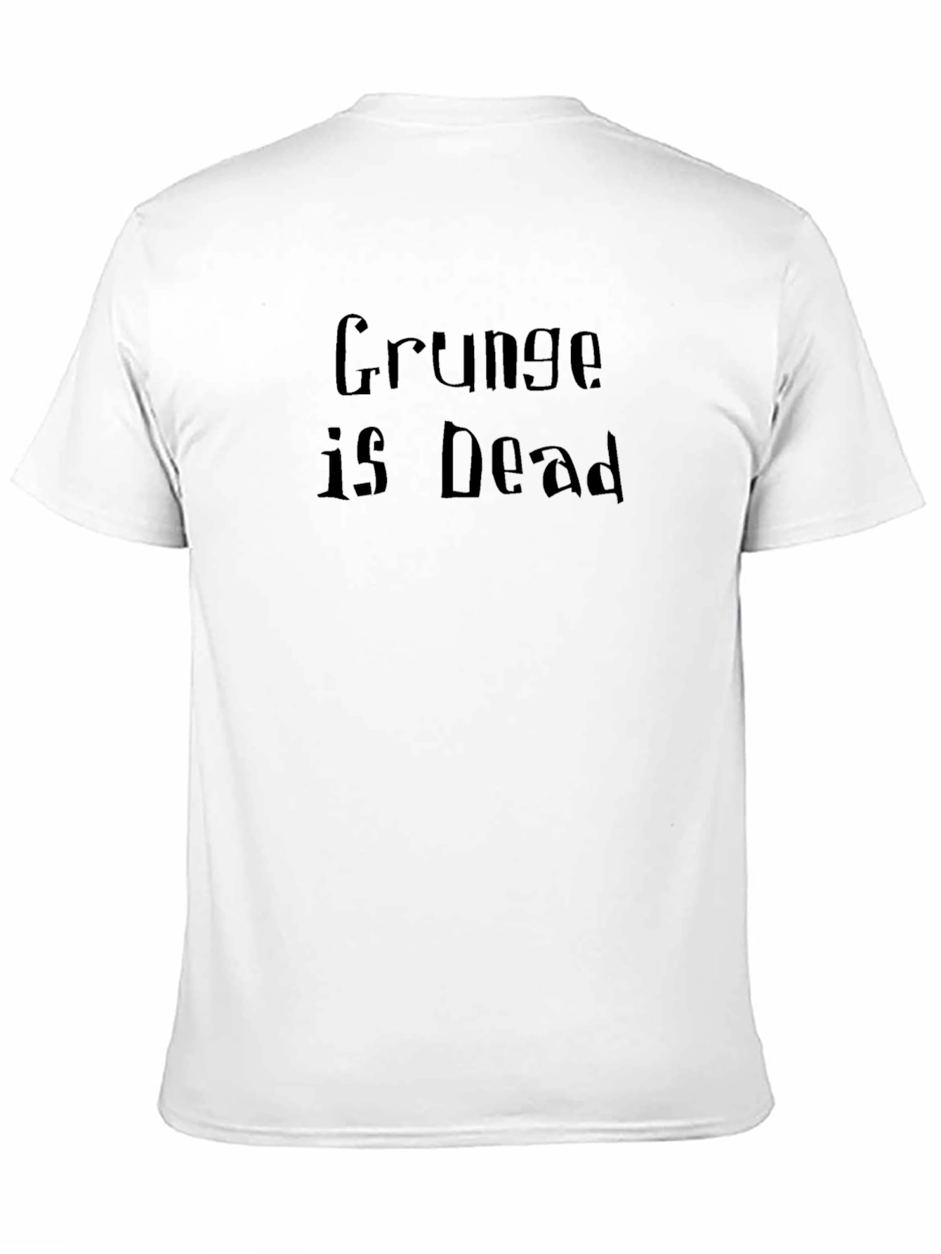 Grunge Is Dead Black Graphic Tee
