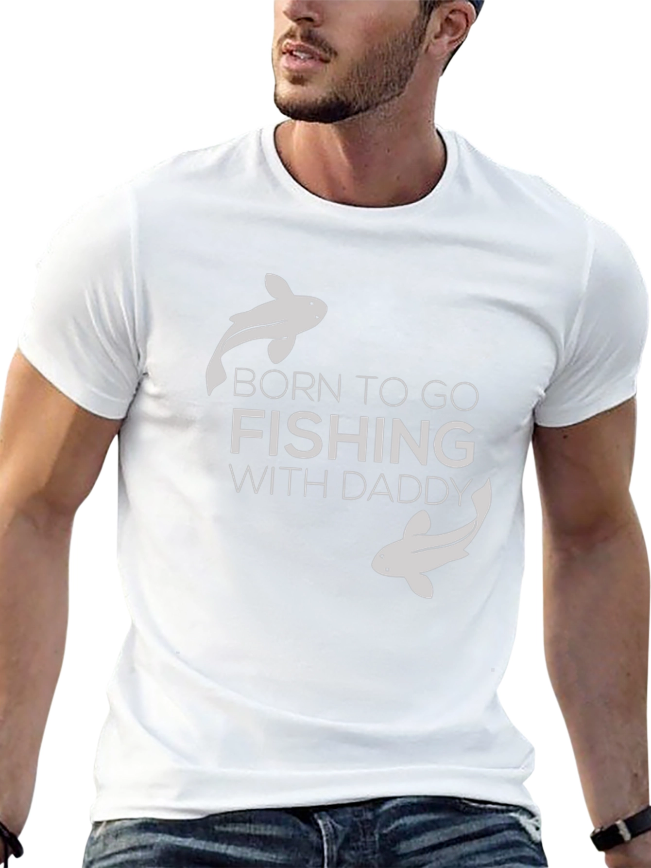 Born to Fish with Daddy T-Shirt