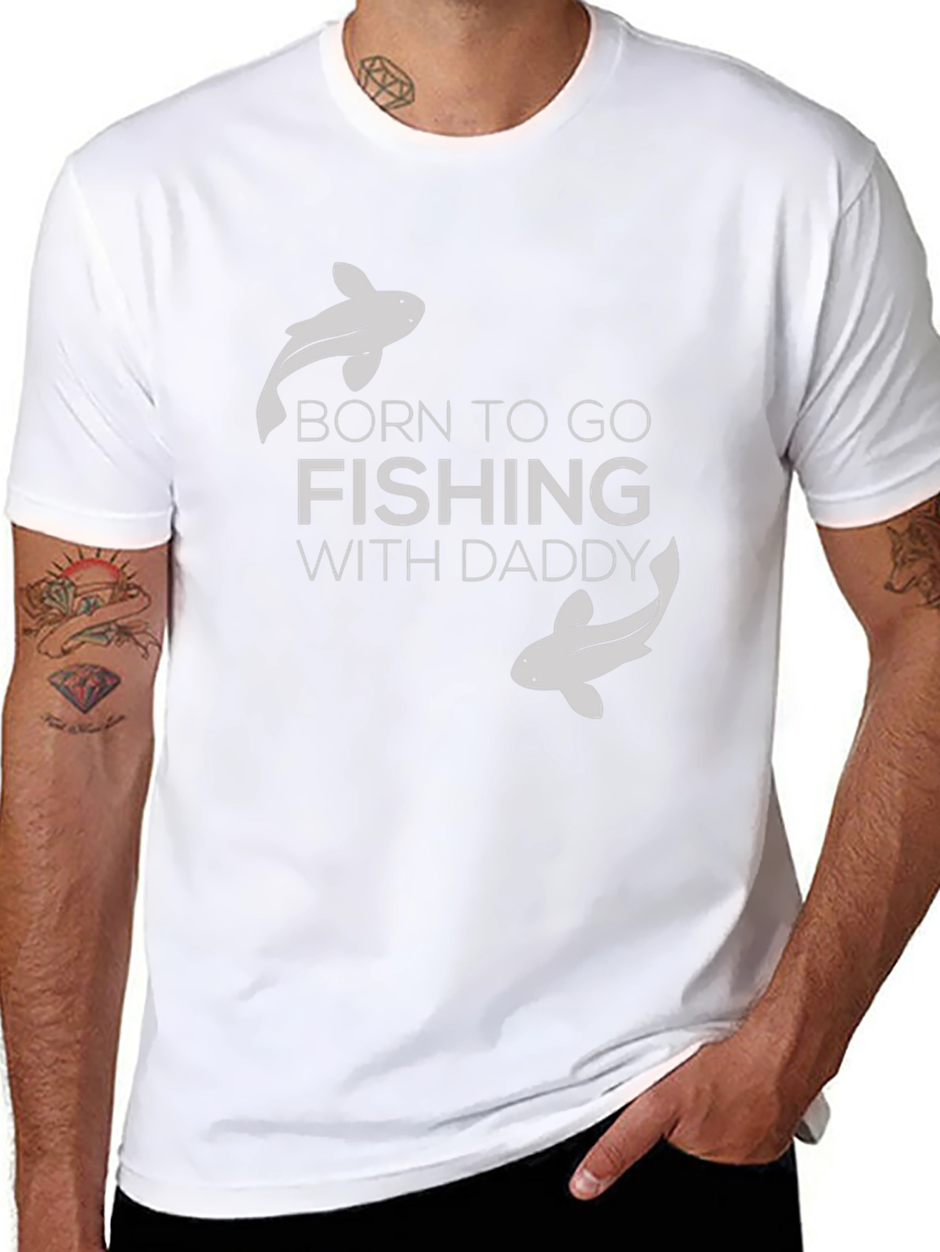 Born to Fish with Daddy T-Shirt