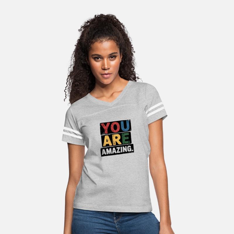 "You Are Amazing" Colorful Typography Design