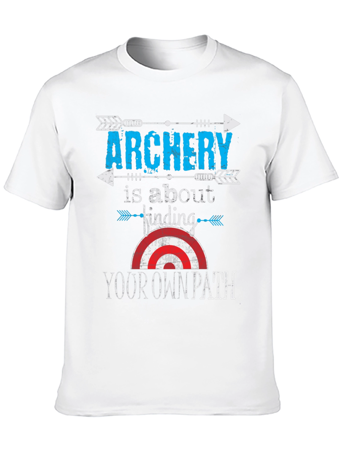 Archery Your Own Path Black Graphic T-Shirt