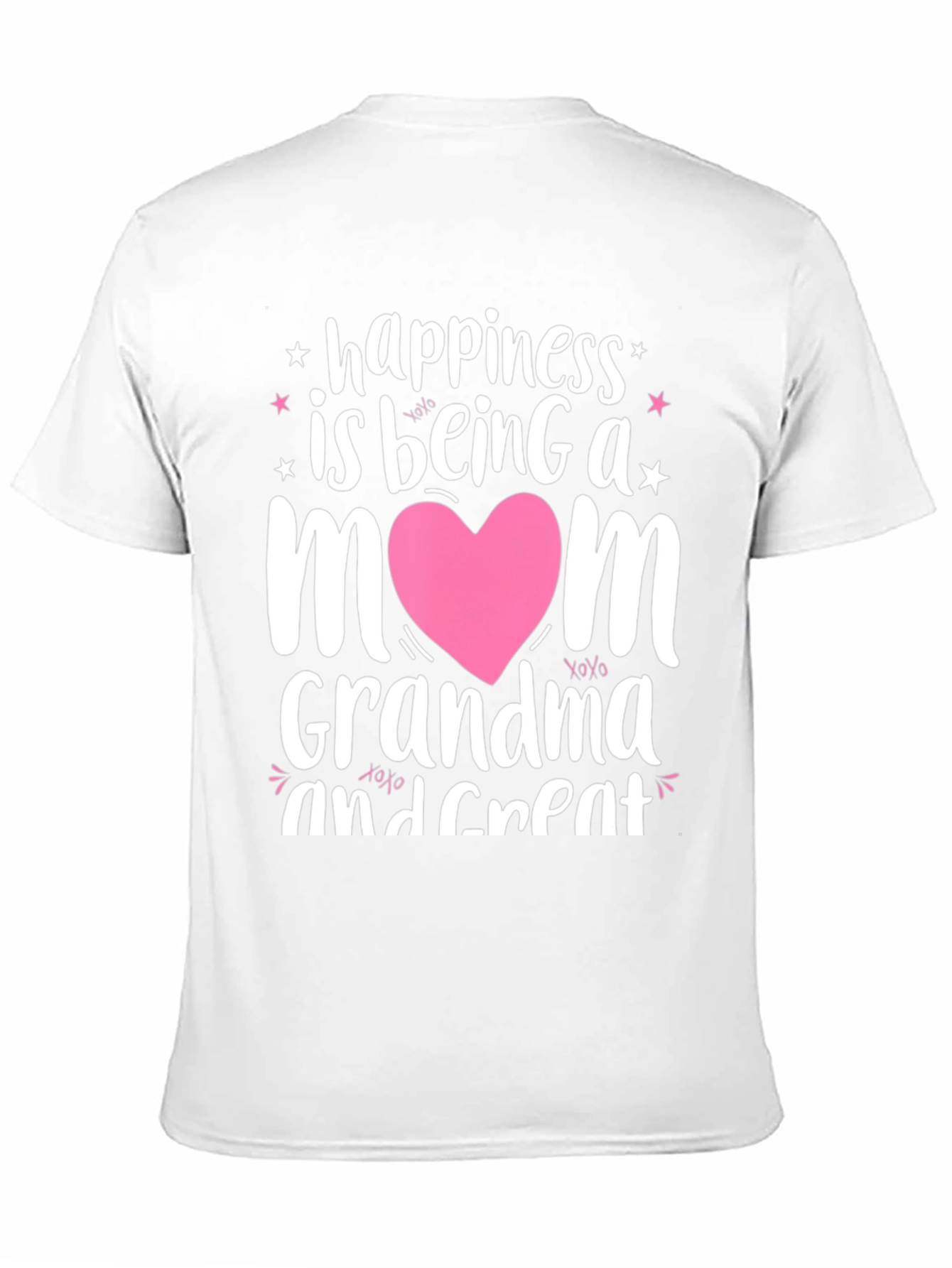 Happiness is Being a Mom Grandma T-Shirt