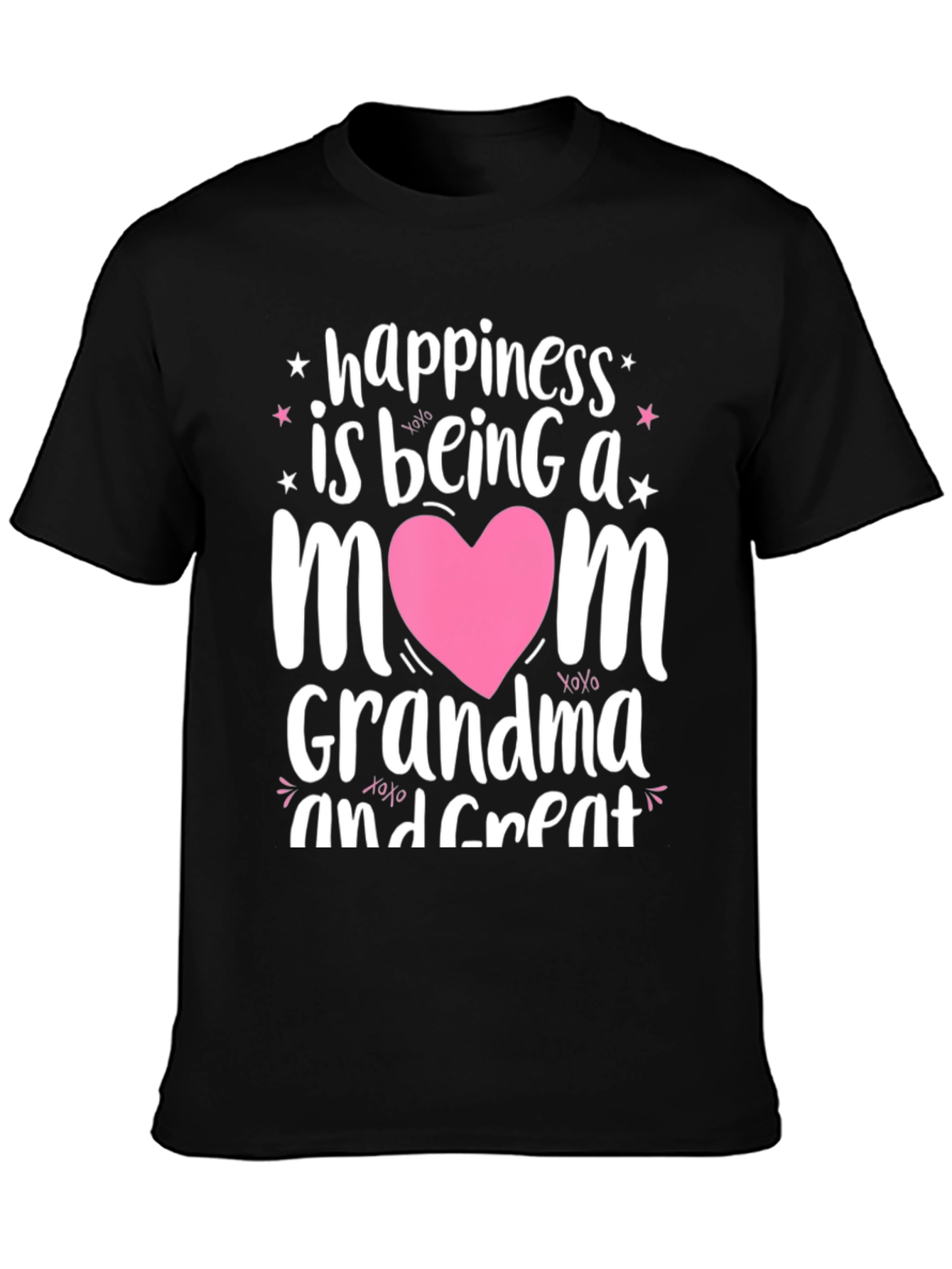 Happiness is Being a Mom Grandma T-Shirt