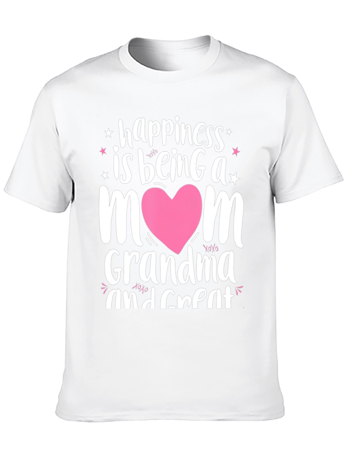 Happiness is Being a Mom Grandma T-Shirt