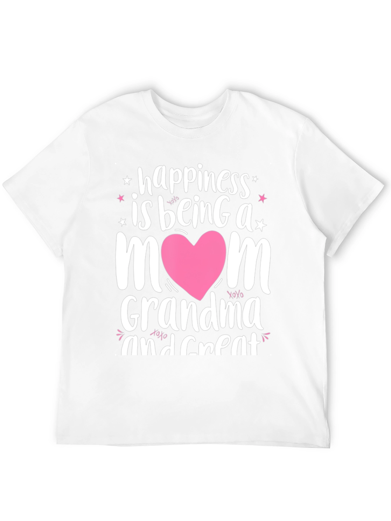 Happiness is Being a Mom Grandma T-Shirt