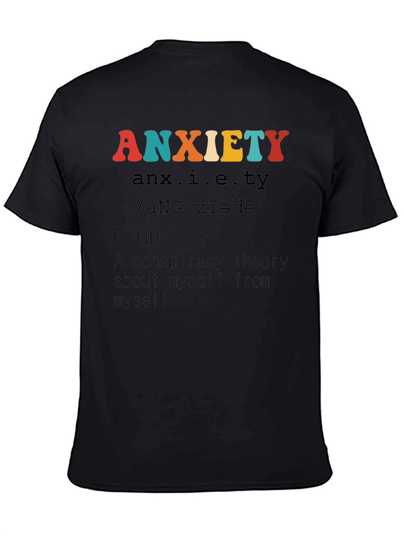 Anxiety Definition Graphic T-Shirt