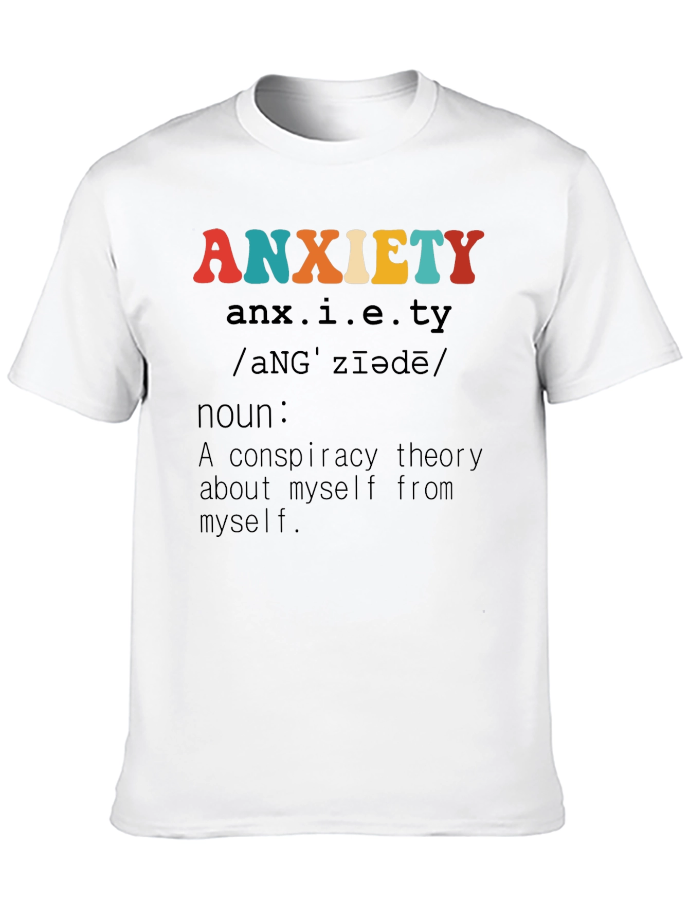 Anxiety Definition Graphic T-Shirt