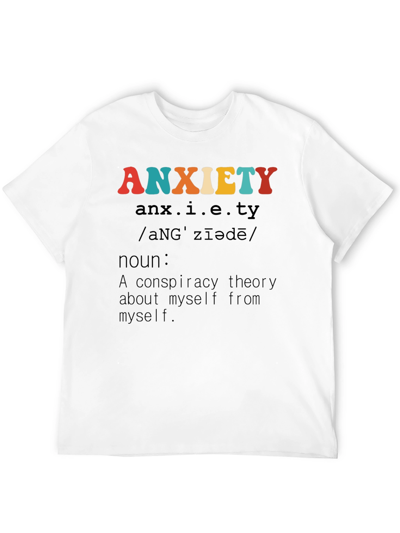 Anxiety Definition Graphic T-Shirt