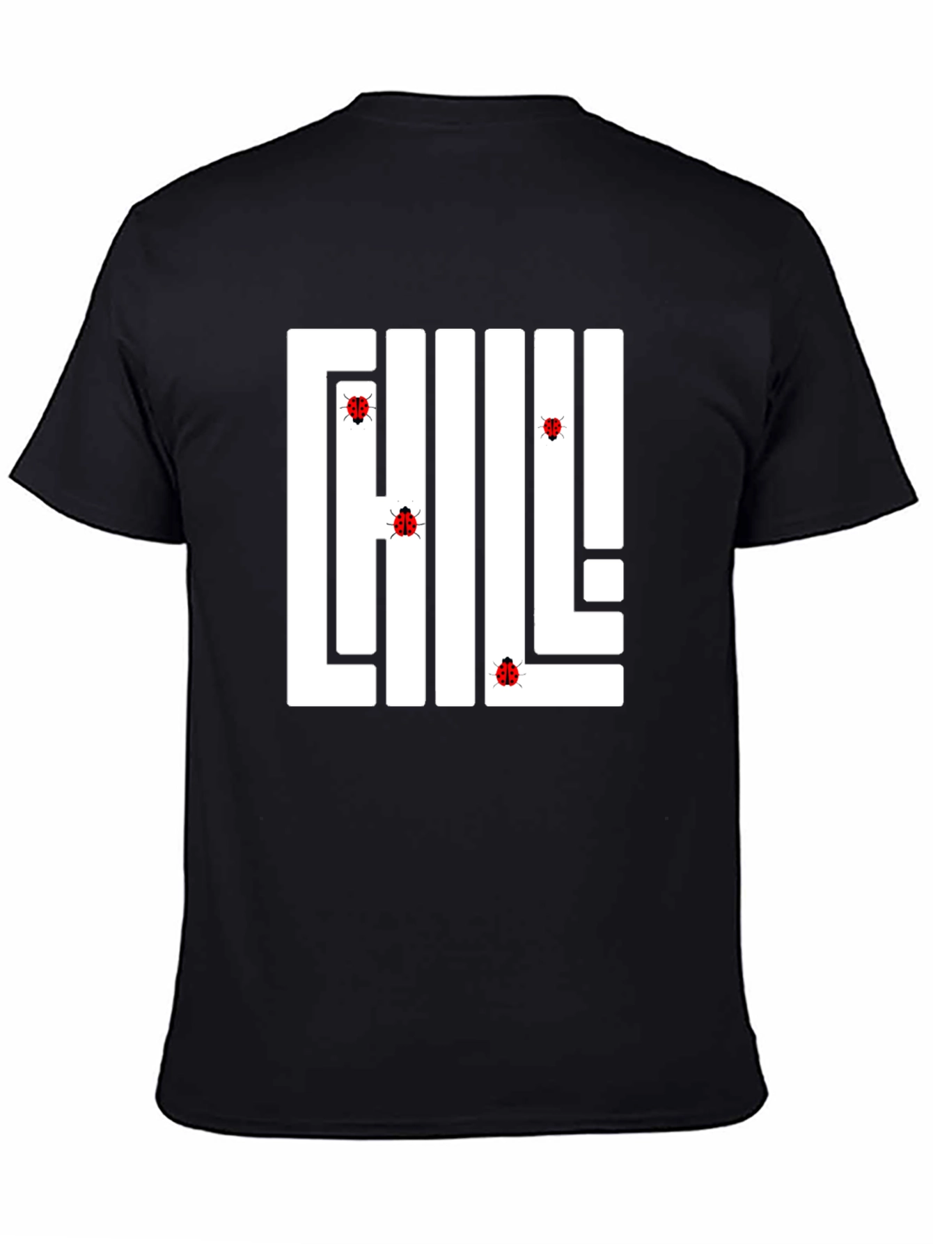 Chill Ladybug Graphic Tee - Unique Design