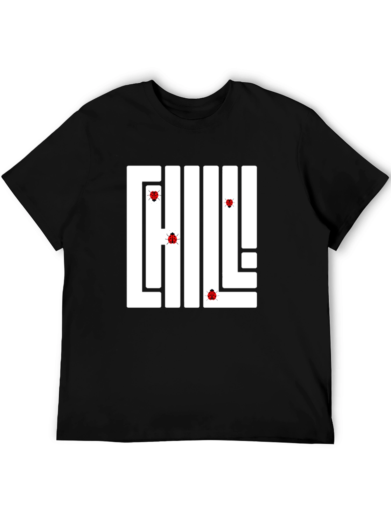Chill Ladybug Graphic Tee - Unique Design