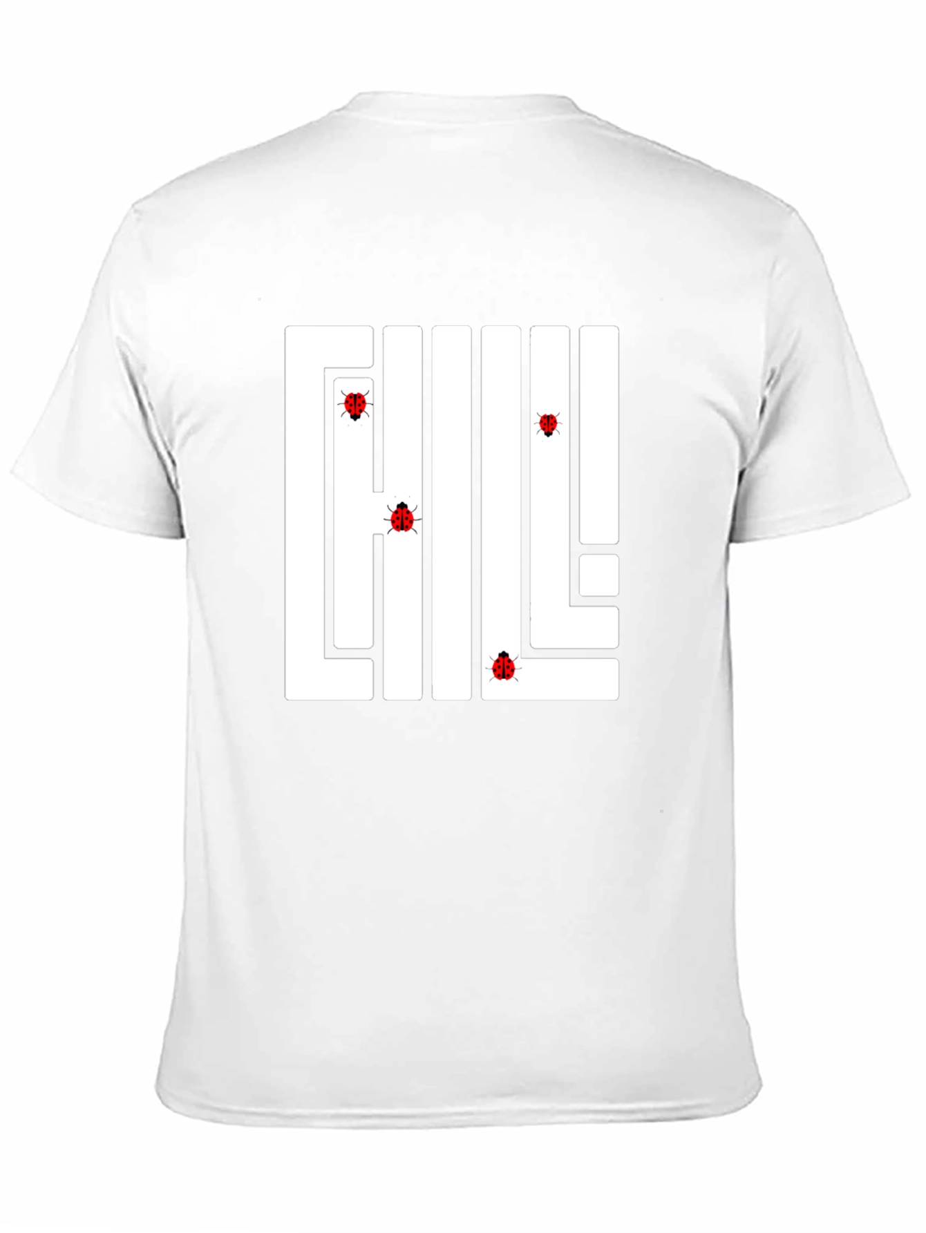 Chill Ladybug Graphic Tee - Unique Design