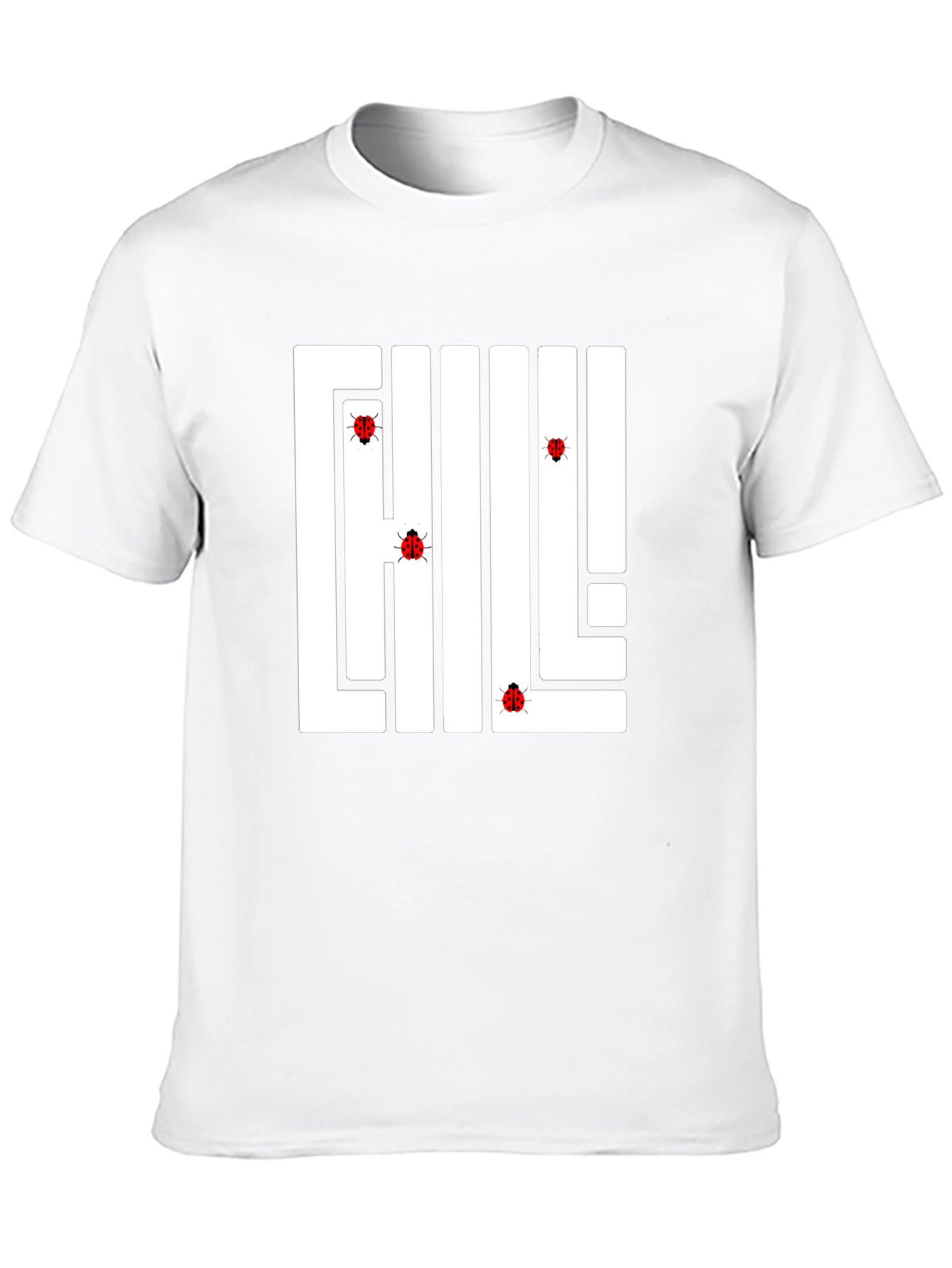 Chill Ladybug Graphic Tee - Unique Design