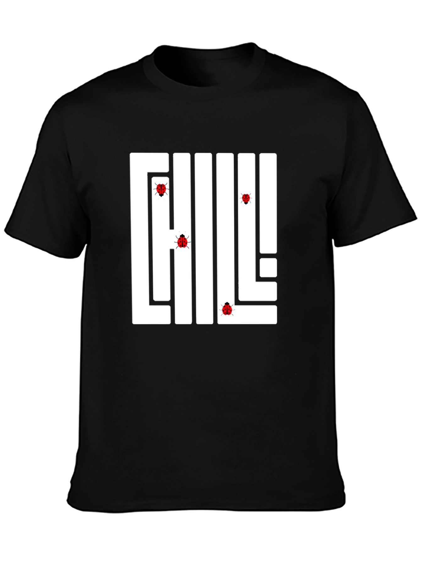 Chill Ladybug Graphic Tee - Unique Design