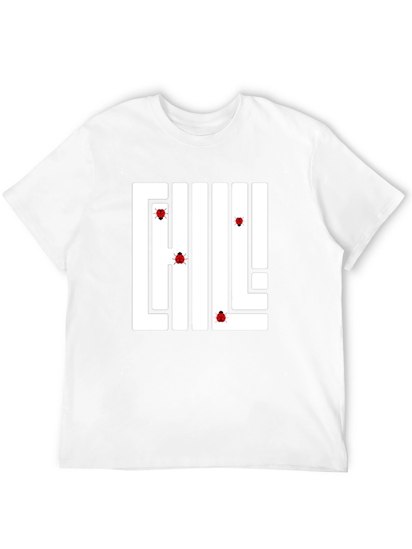 Chill Ladybug Graphic Tee - Unique Design