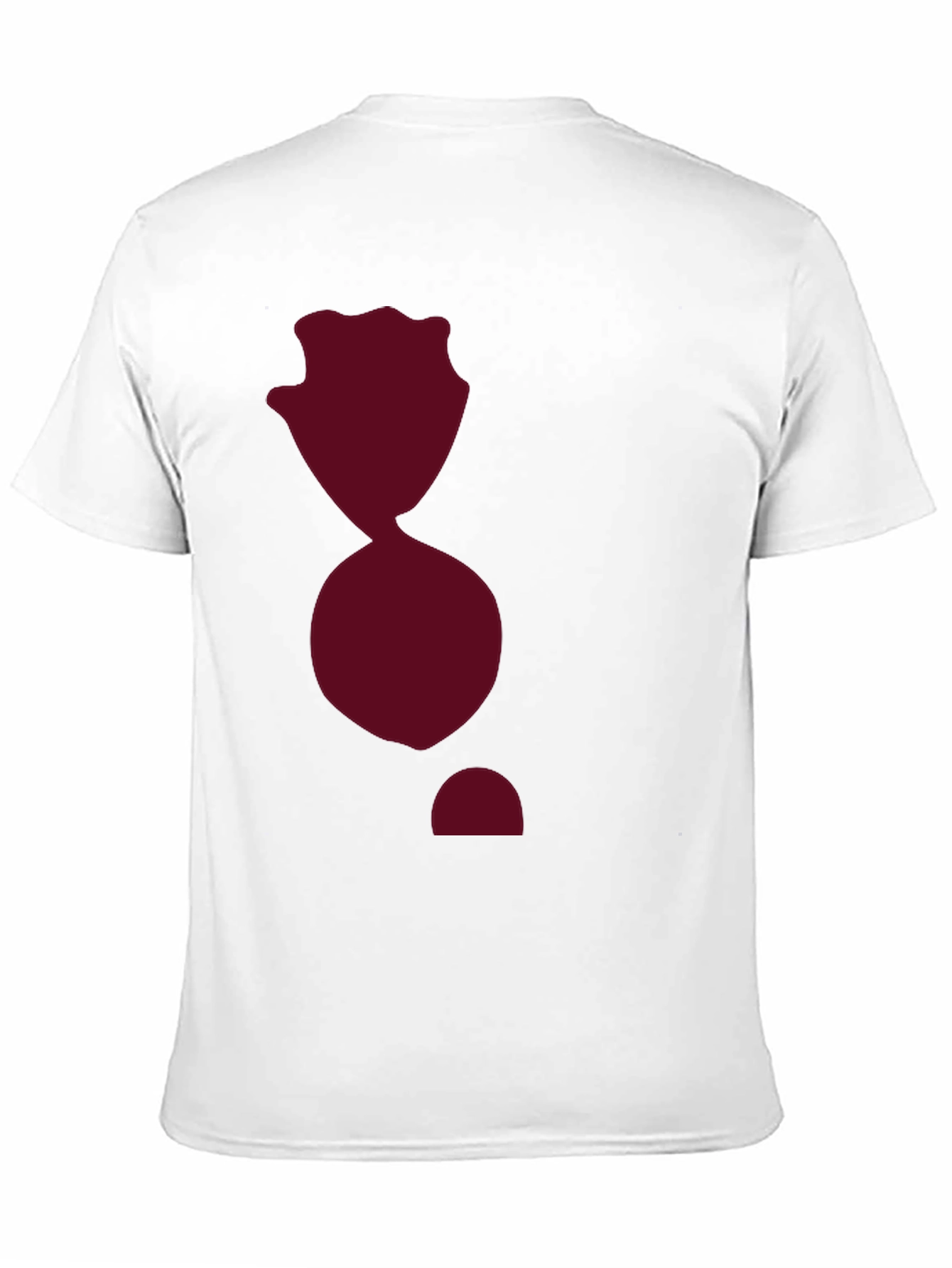 Black T-Shirt with Abstract Graphic