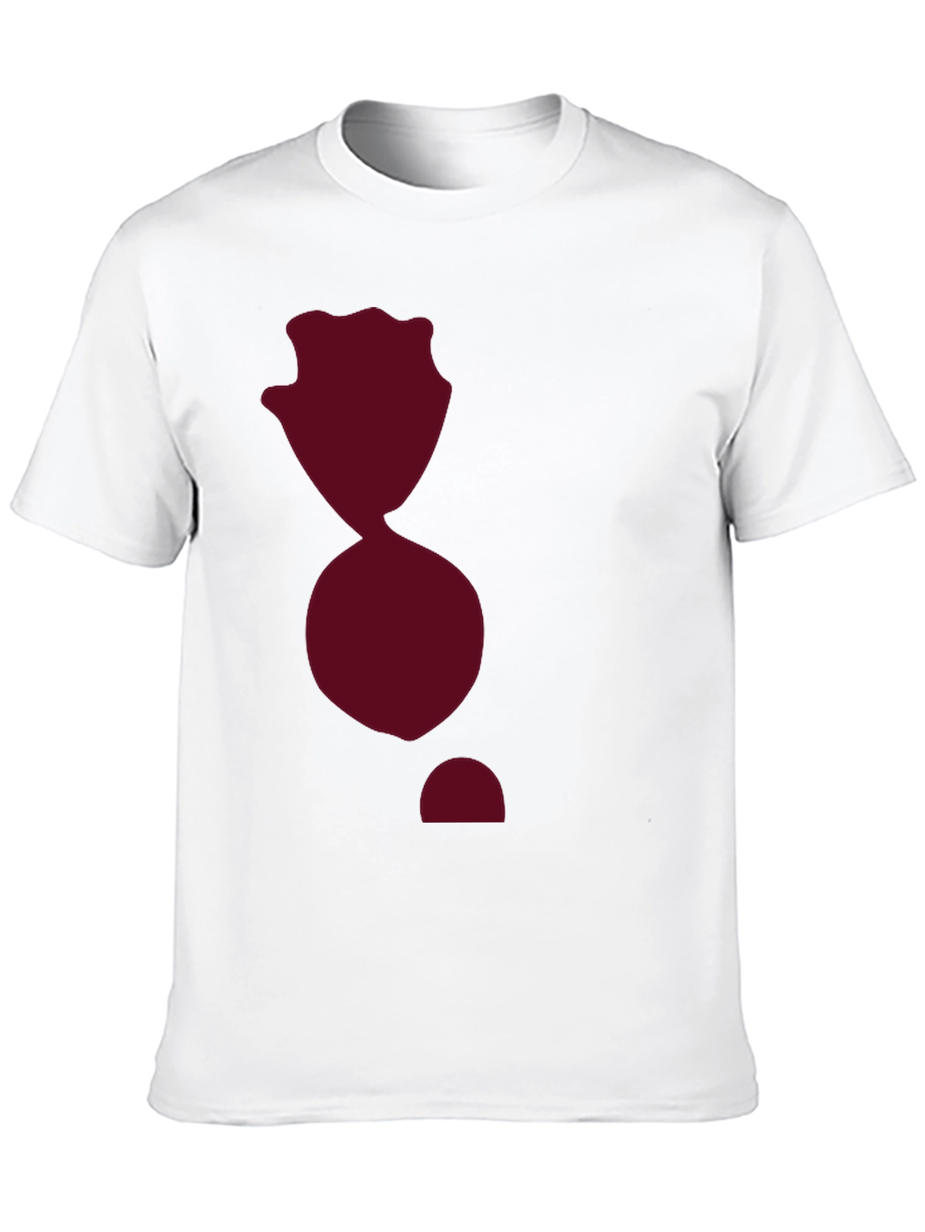 Black T-Shirt with Abstract Graphic
