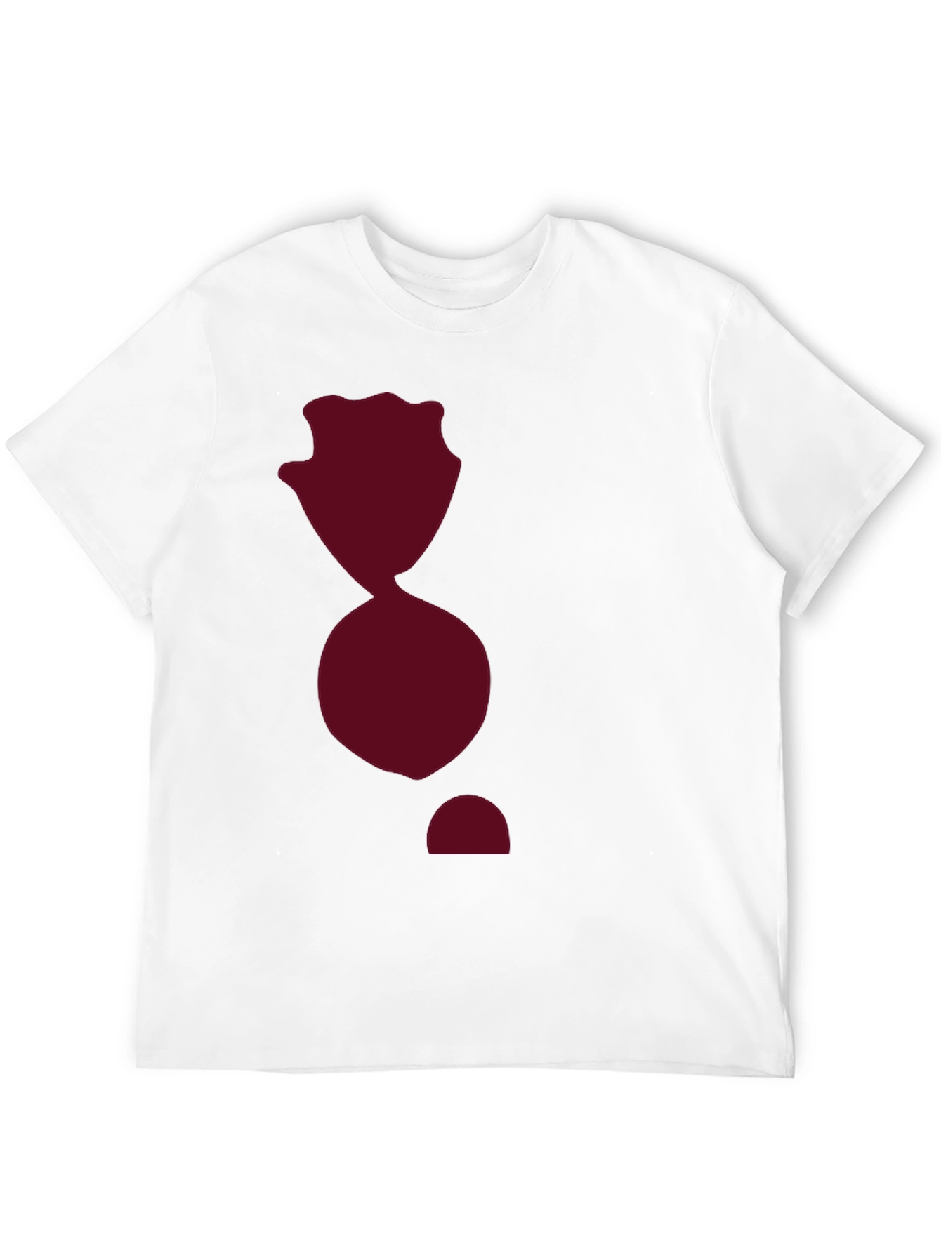 Black T-Shirt with Abstract Graphic
