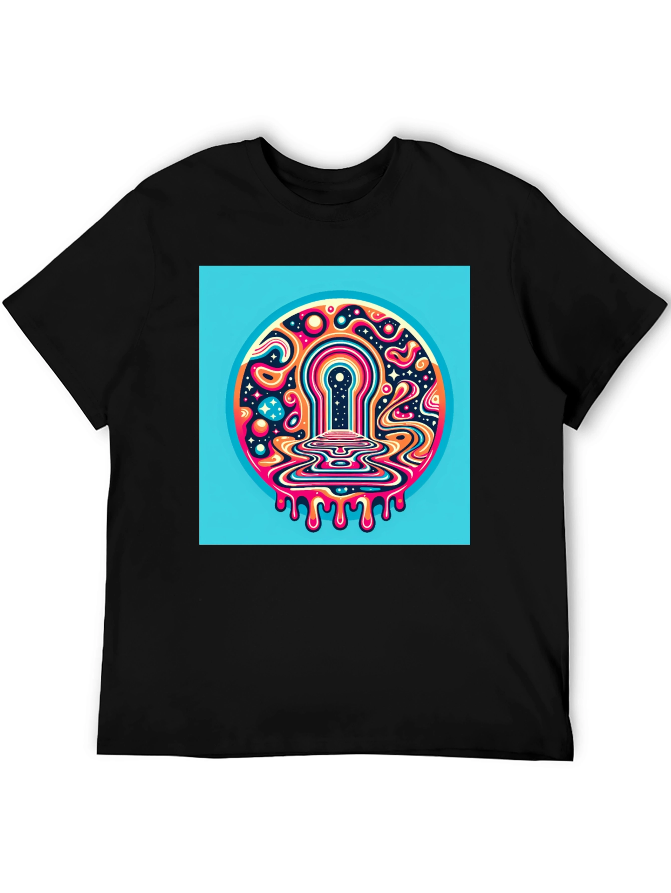 Psychedelic Keyhole T-Shirt