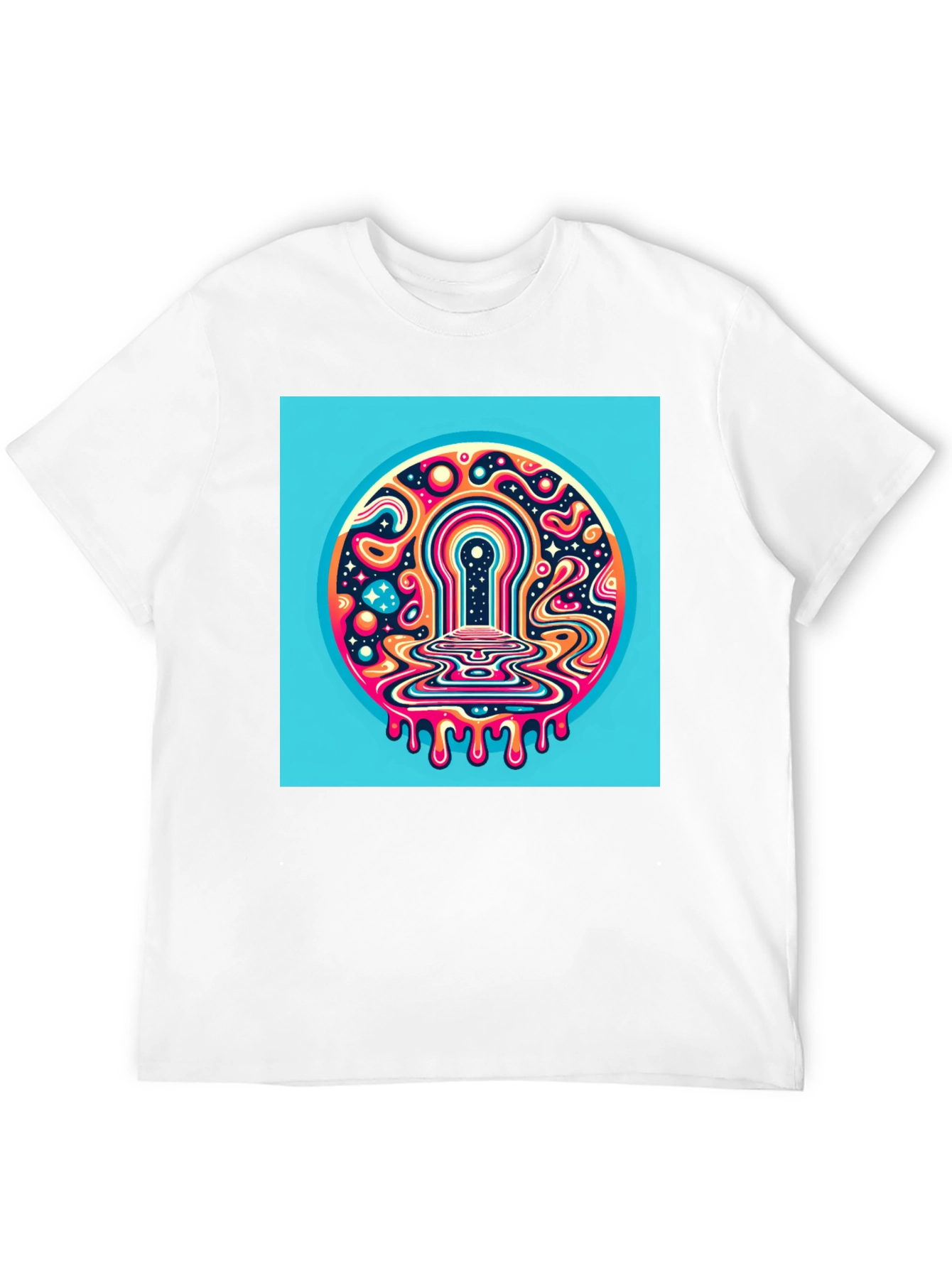 Psychedelic Keyhole T-Shirt