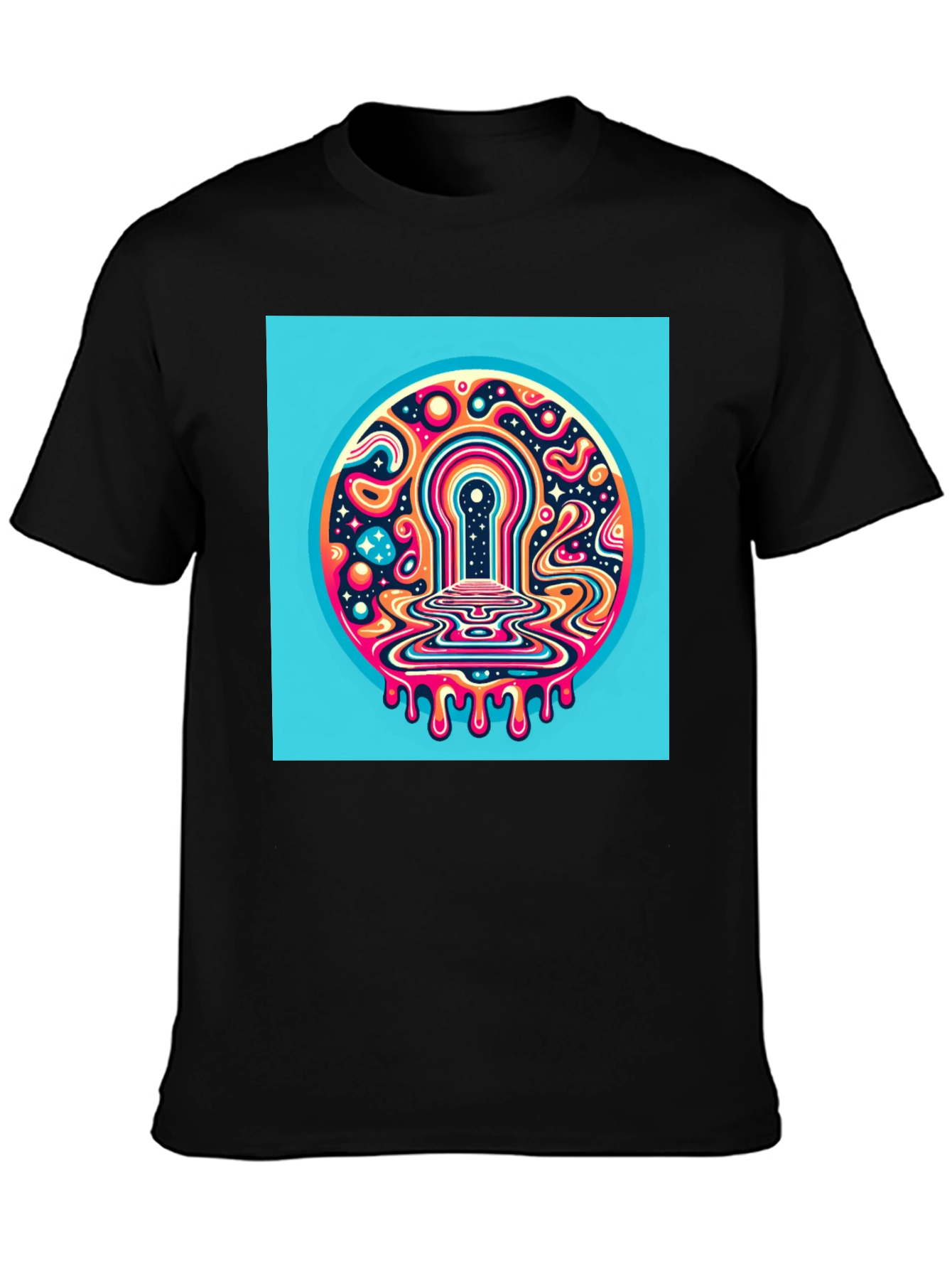 Psychedelic Keyhole T-Shirt