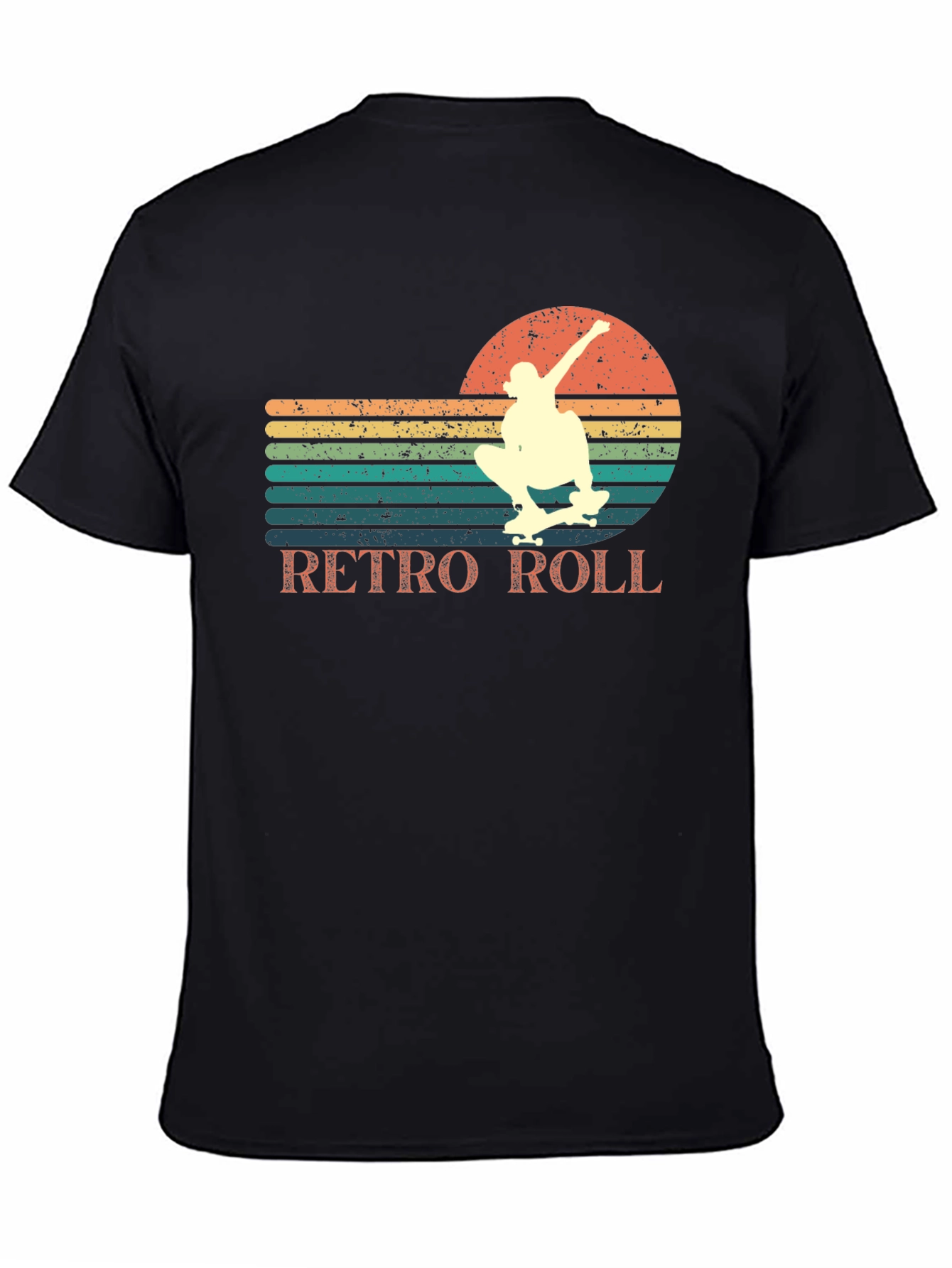Retro Roll Skateboard T-Shirt