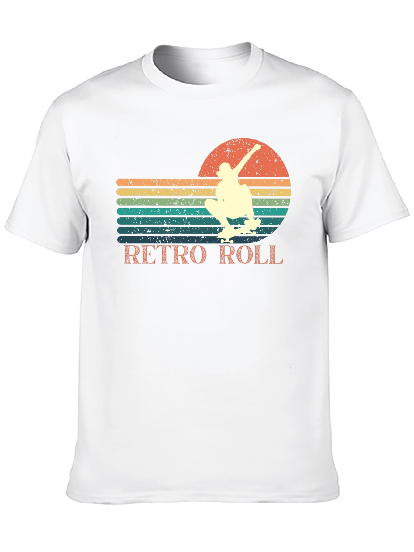 Retro Roll Skateboard T-Shirt
