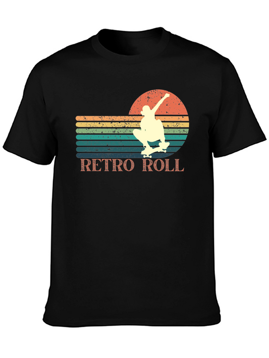 Retro Roll Skateboard T-Shirt