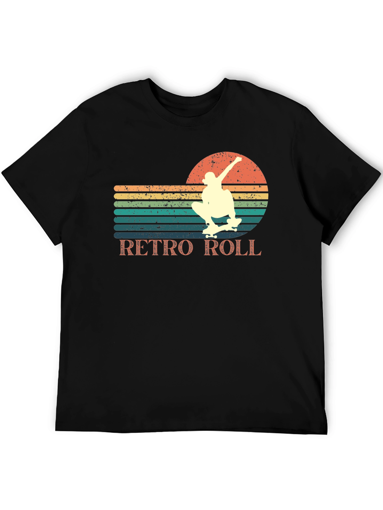 Retro Roll Skateboard T-Shirt
