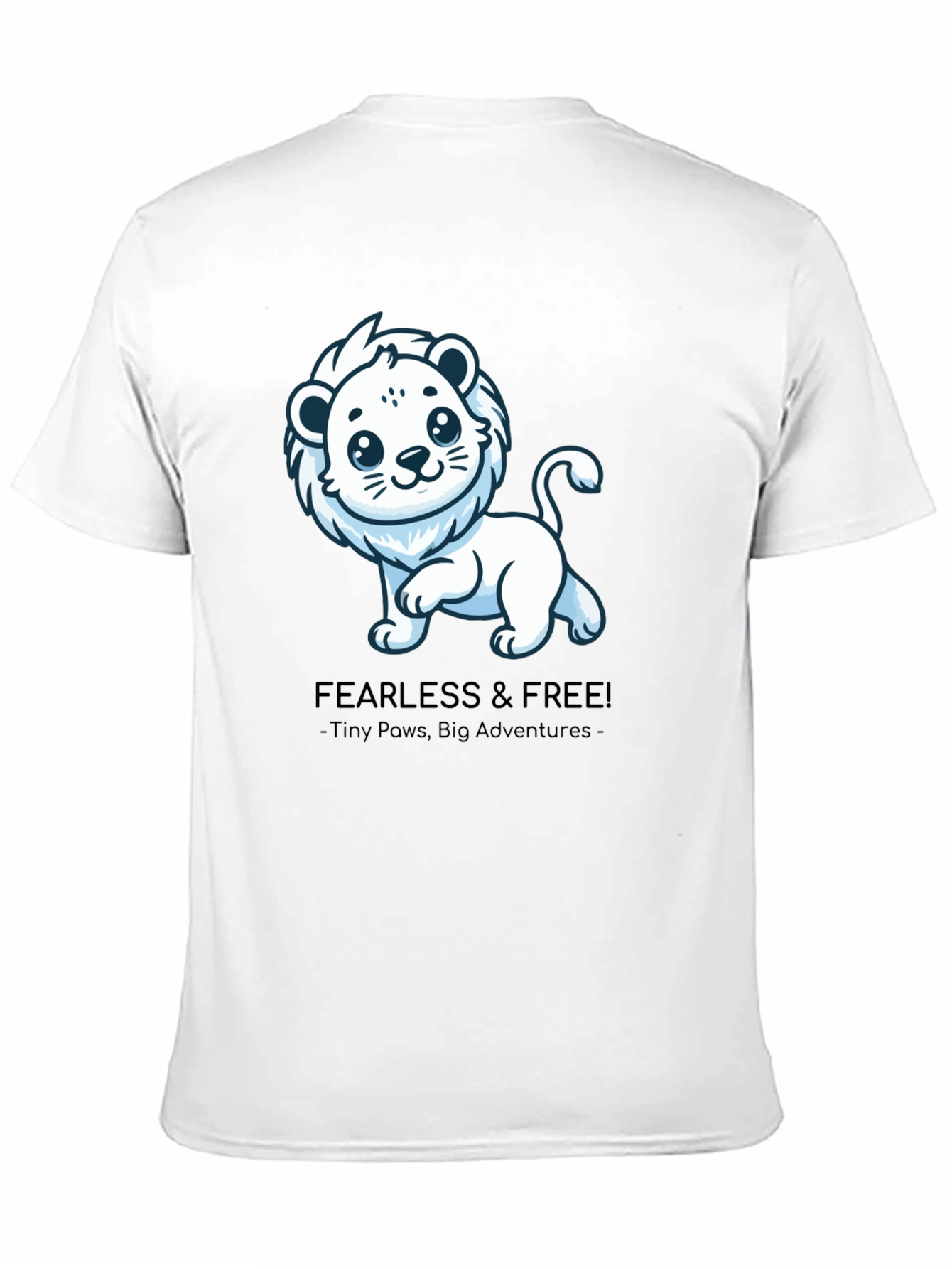 Fearless Lion Tee - Tiny Paws Big Adventures